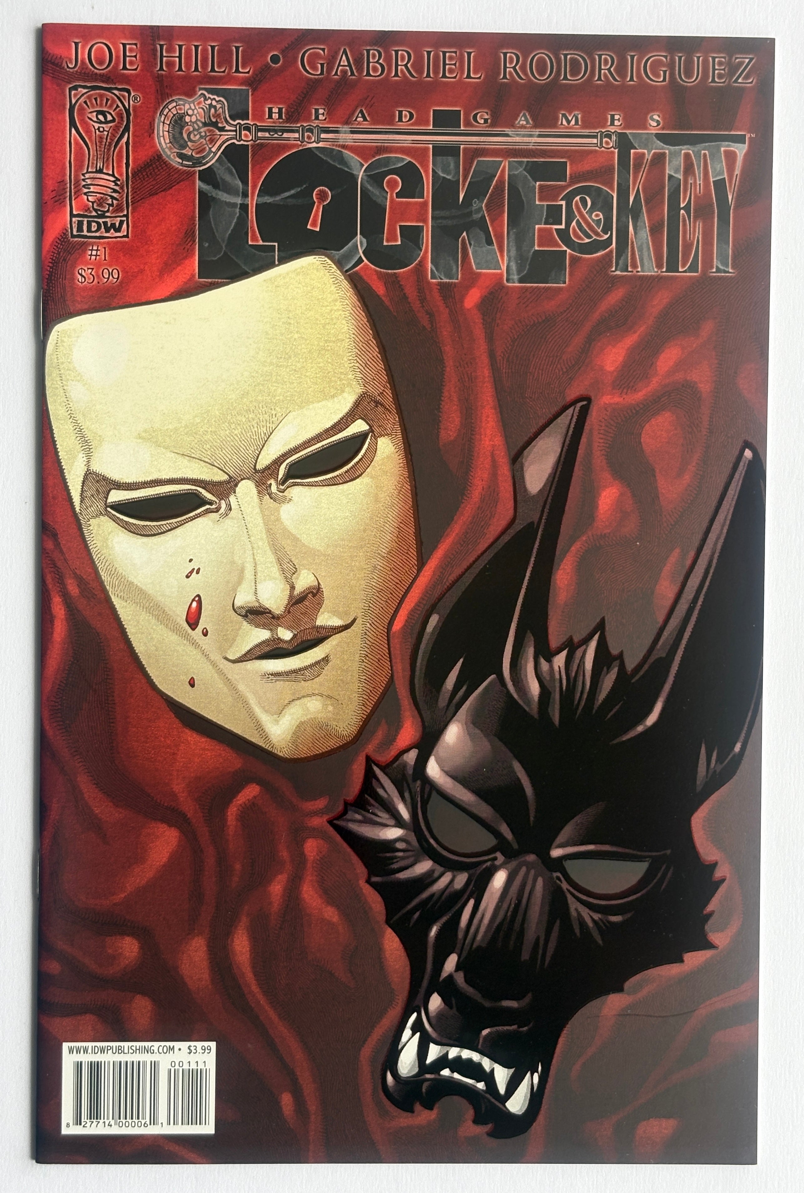 Locke & Key: Head Games #1 - 1st Printing IDW Publishing January 2009 VF/NM 9.0
