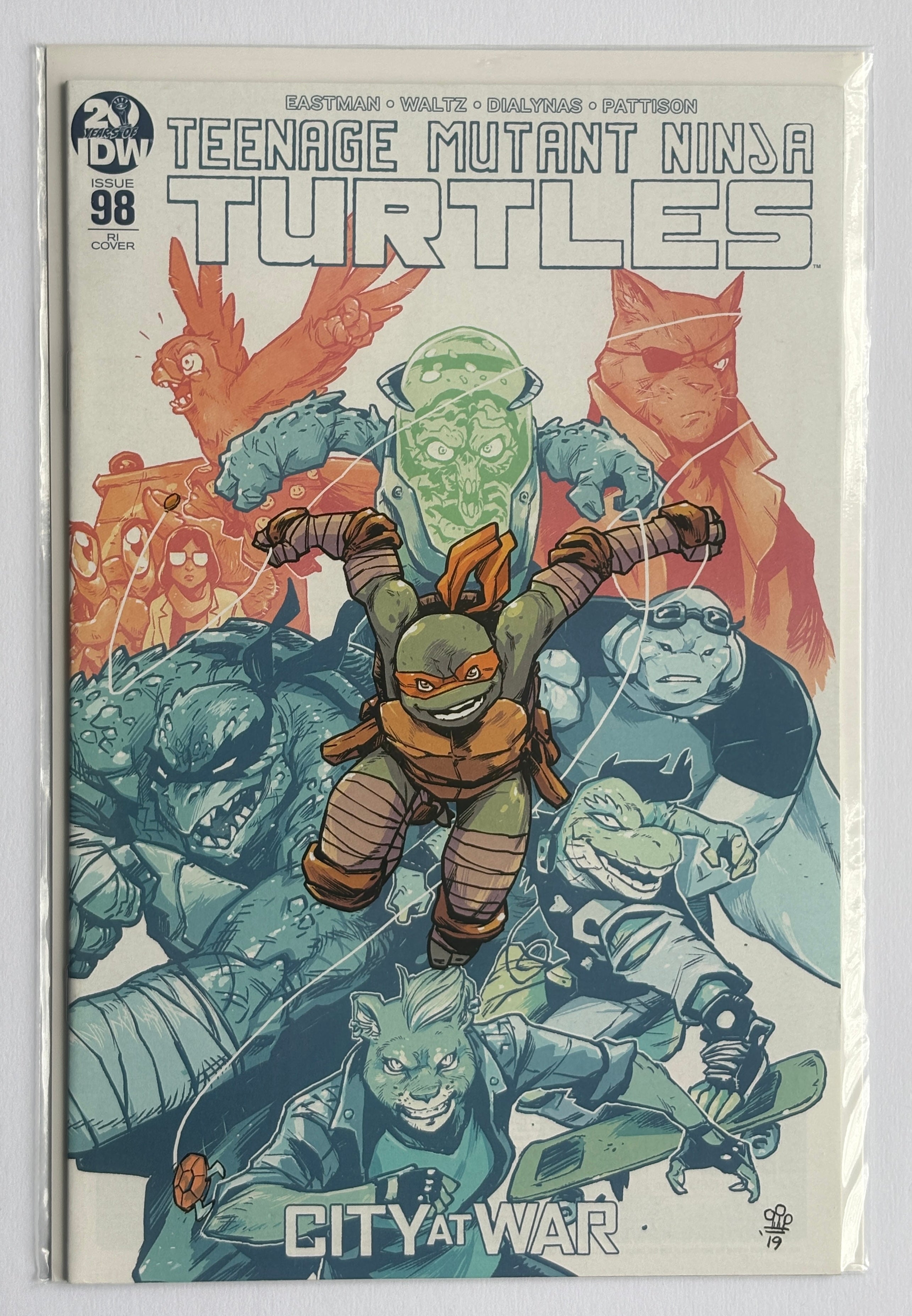 Teenage Mutant Ninja Turtles #98 1:10 Dialynas Retailer Incentive Variant September 2019 VF/NM 9.0