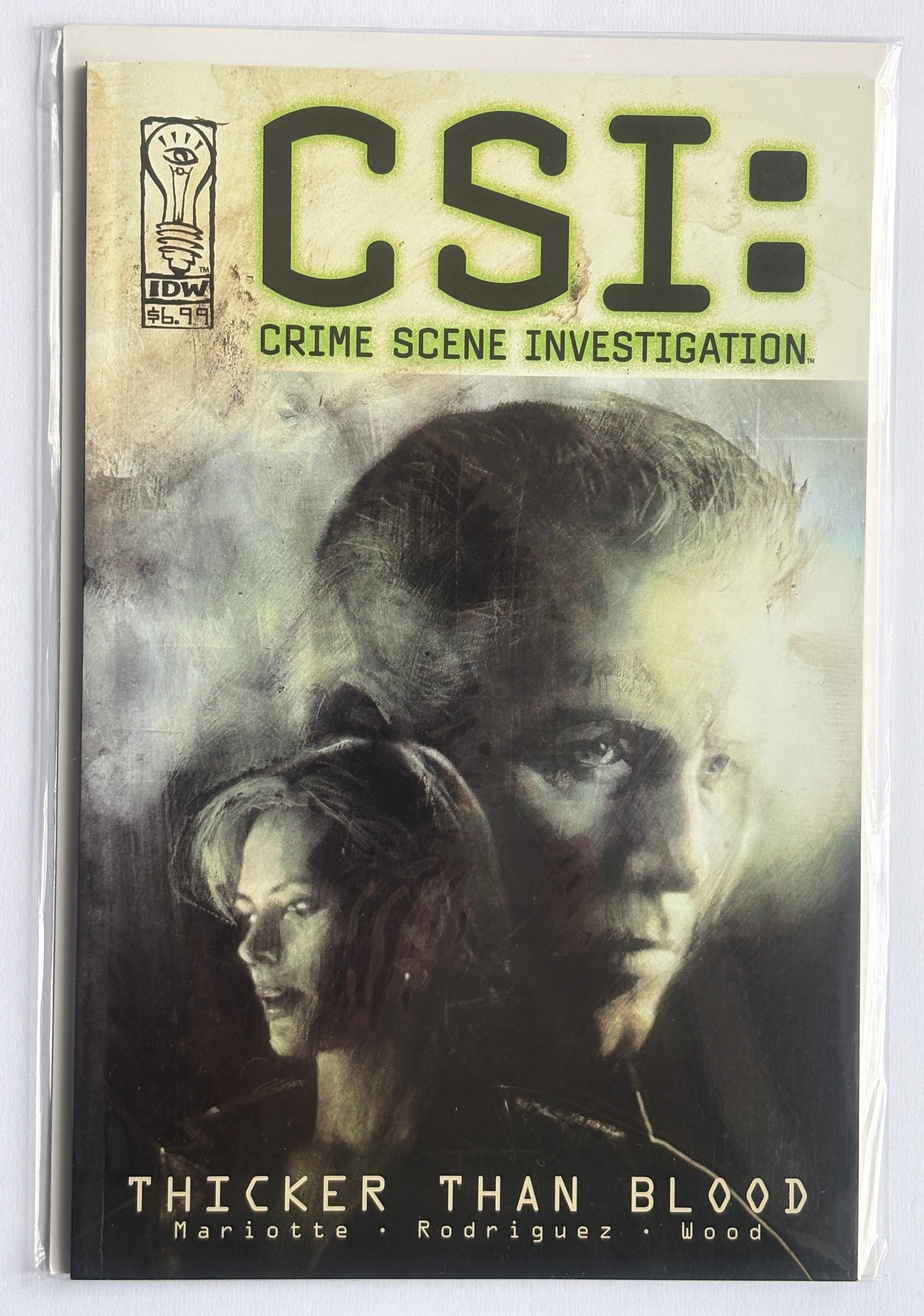 CSI: Crime Scene Investigation: Thicker than Blood IDW One Shot July 2003 NM 9.4