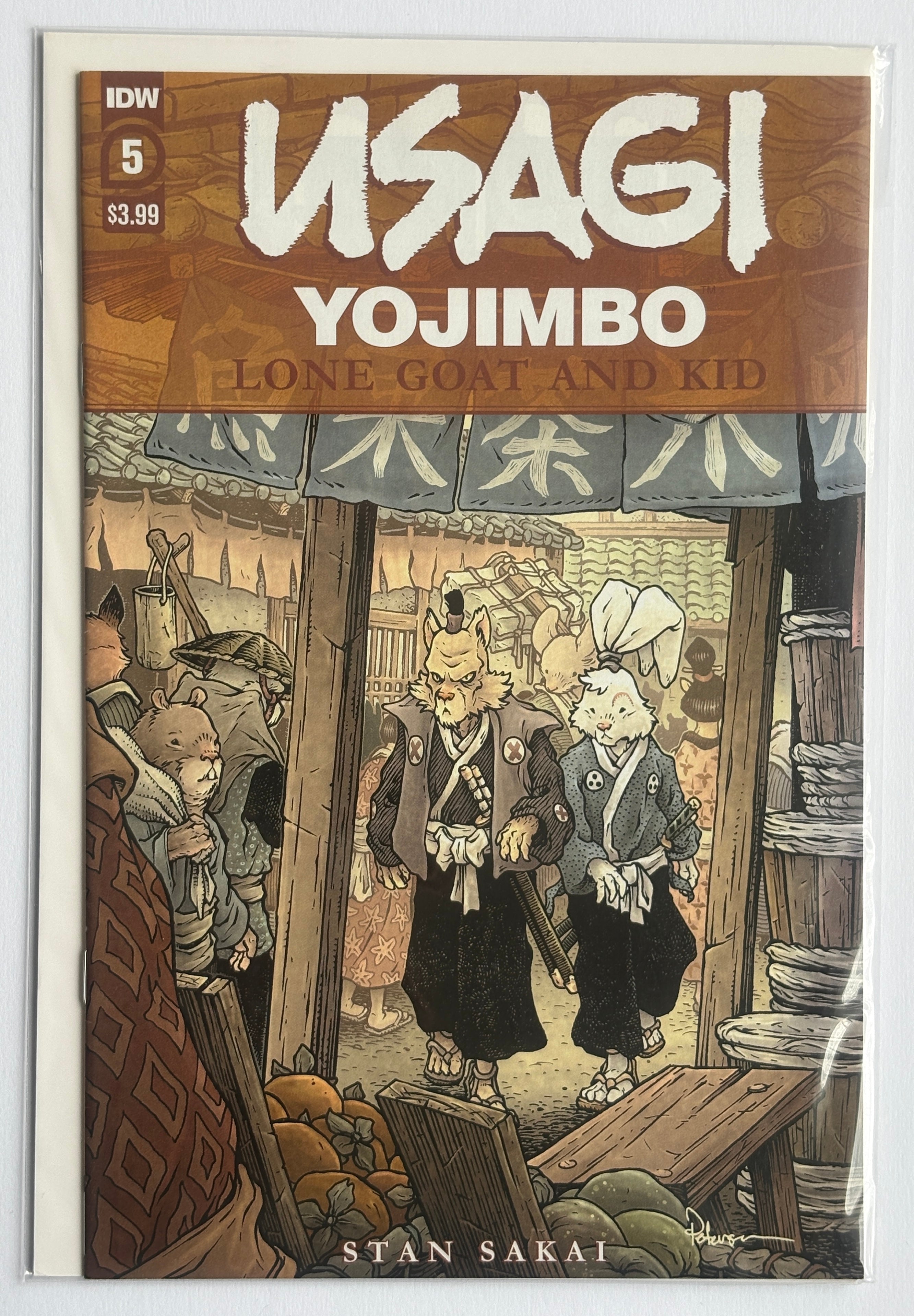 Usagi Yojimbo Lone Goat and Kid #5 - 1st Print IDW Publishing May 2022 NM- 9.2