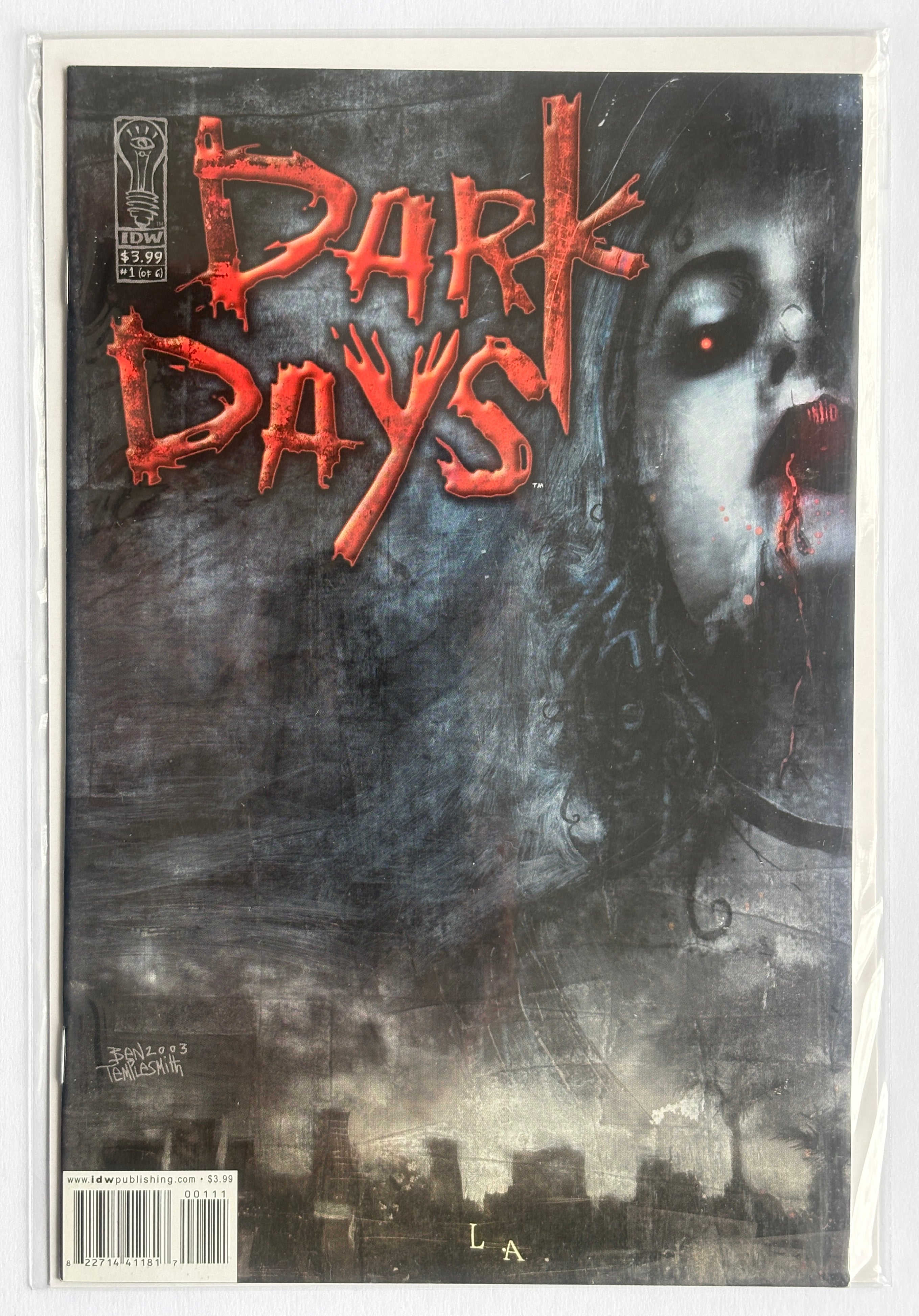 Dark Days #1 (1 of 6)  1st Printing IDW Comics June 2003 VF 8.0