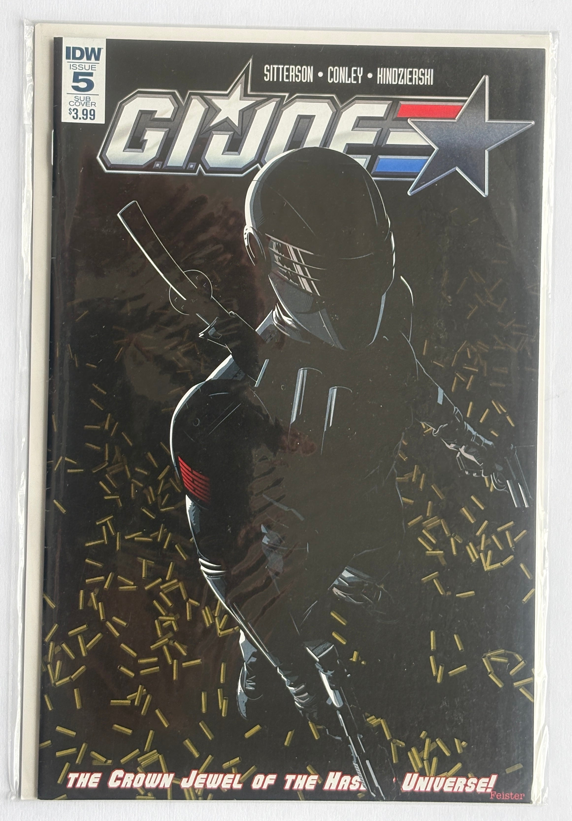 G.I. Joe #5 - 1st Printing Sub Cover - IDW April 2017 VF 8.0