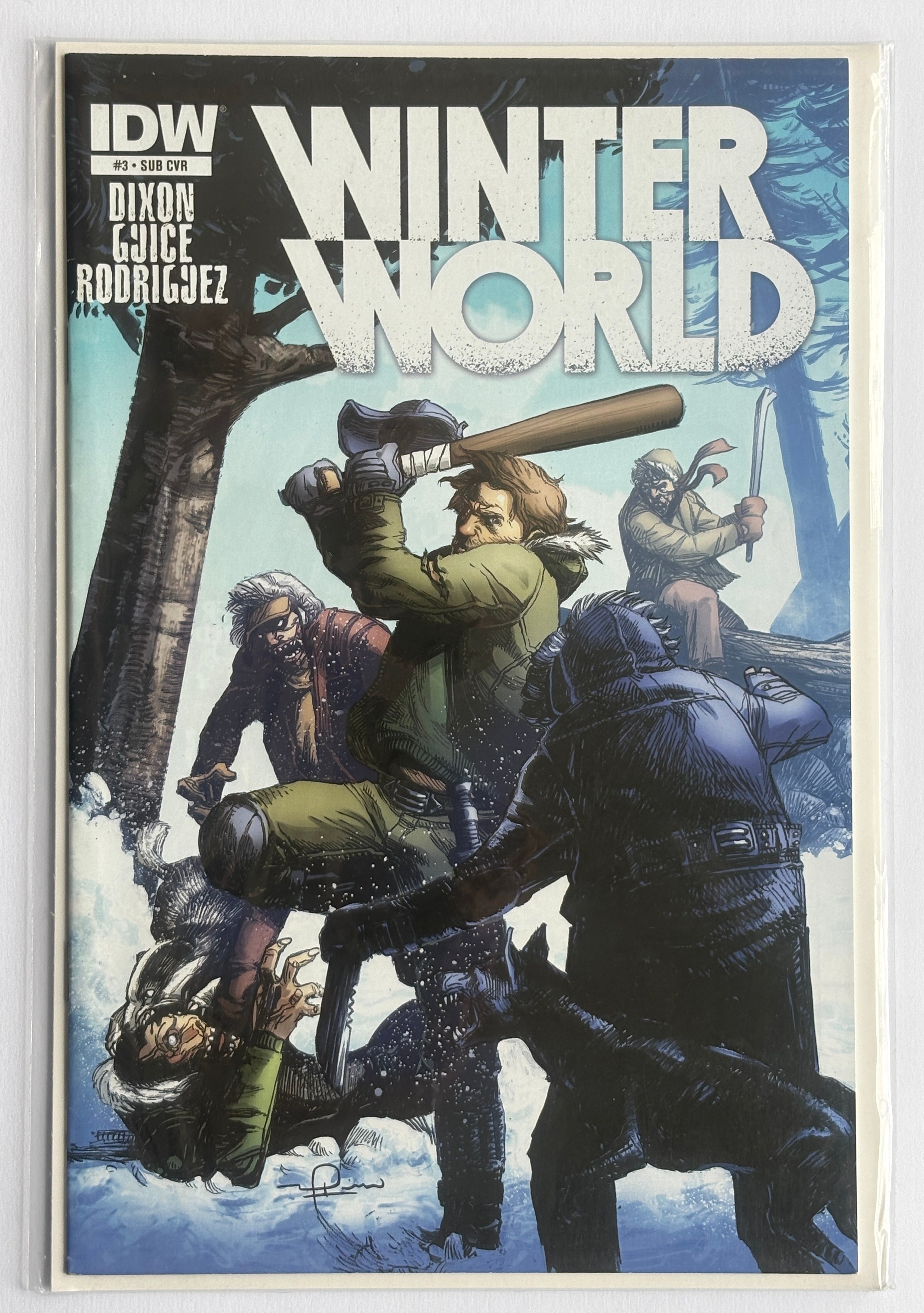 Winter World #3 - 1st Printing Sub Cover - IDW August 2014 VF- 7.5