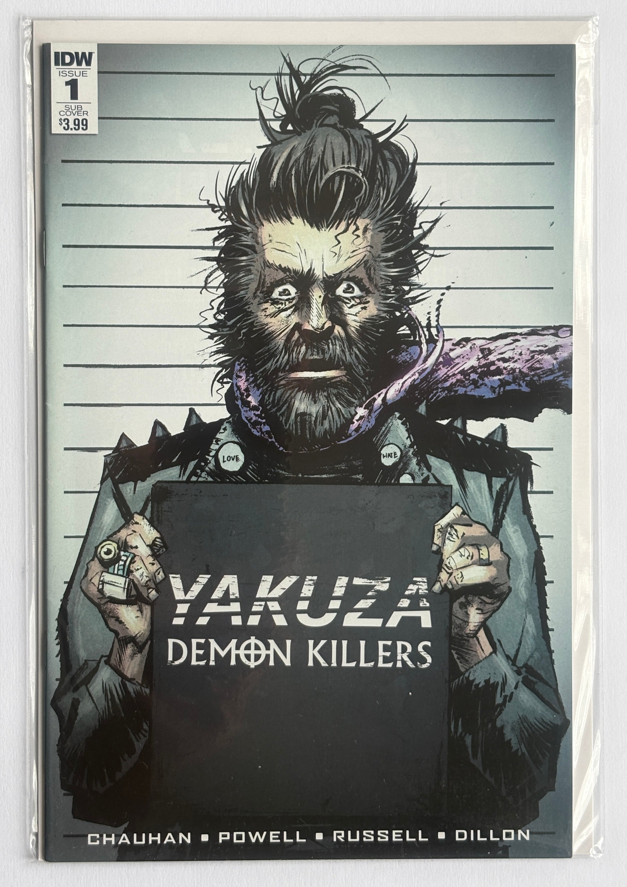Yakuza Demon Killers #1 - 1st Printing Sub Cover IDW November 2016 VF+ 8.5