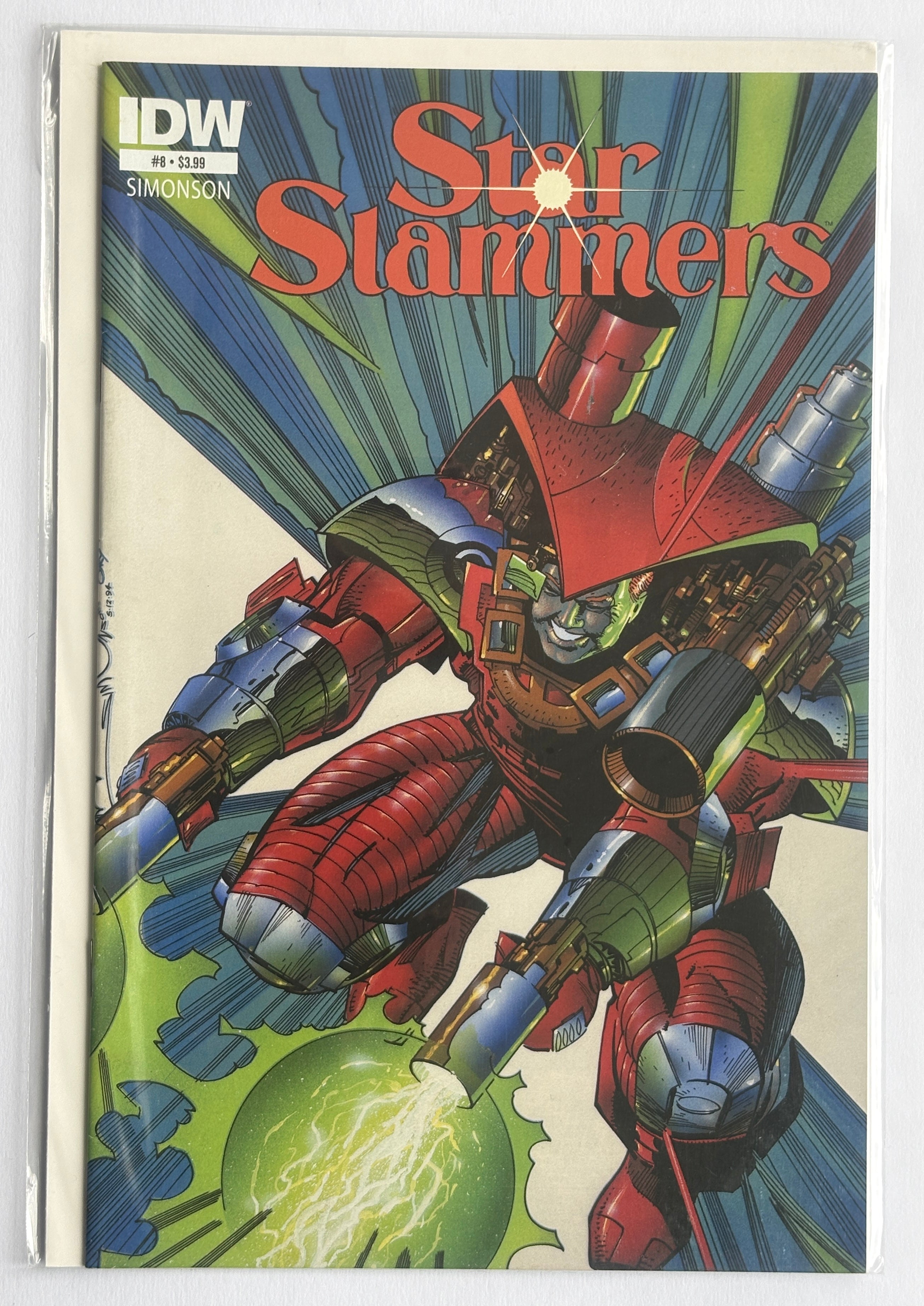 Star Slammers #8 - 1st Printing - IDW - October 2014 F/VF 7.0