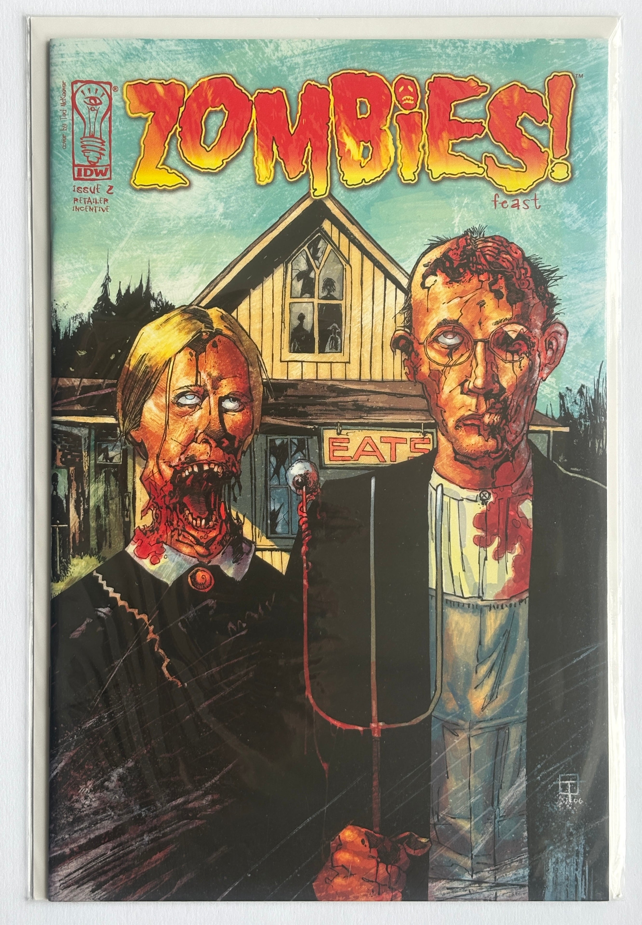 Zombies!: Feast #2 - 1st Printing Retailer Incentive Variant IDW June 2006 F/VF 7.0