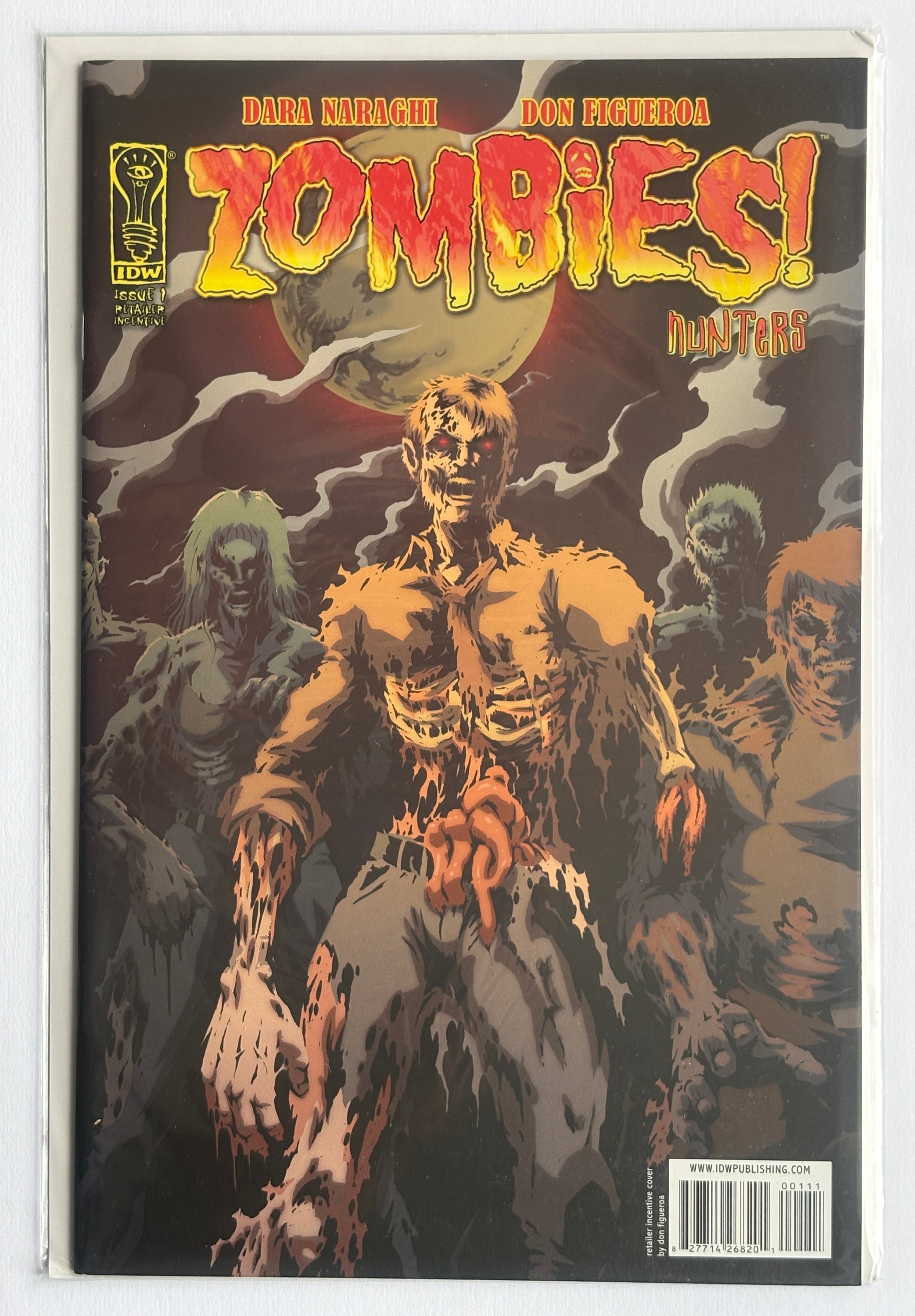 Zombies!: Hunters #1 - 1st Printing Cover B IDW May 2008 VF+ 8.5