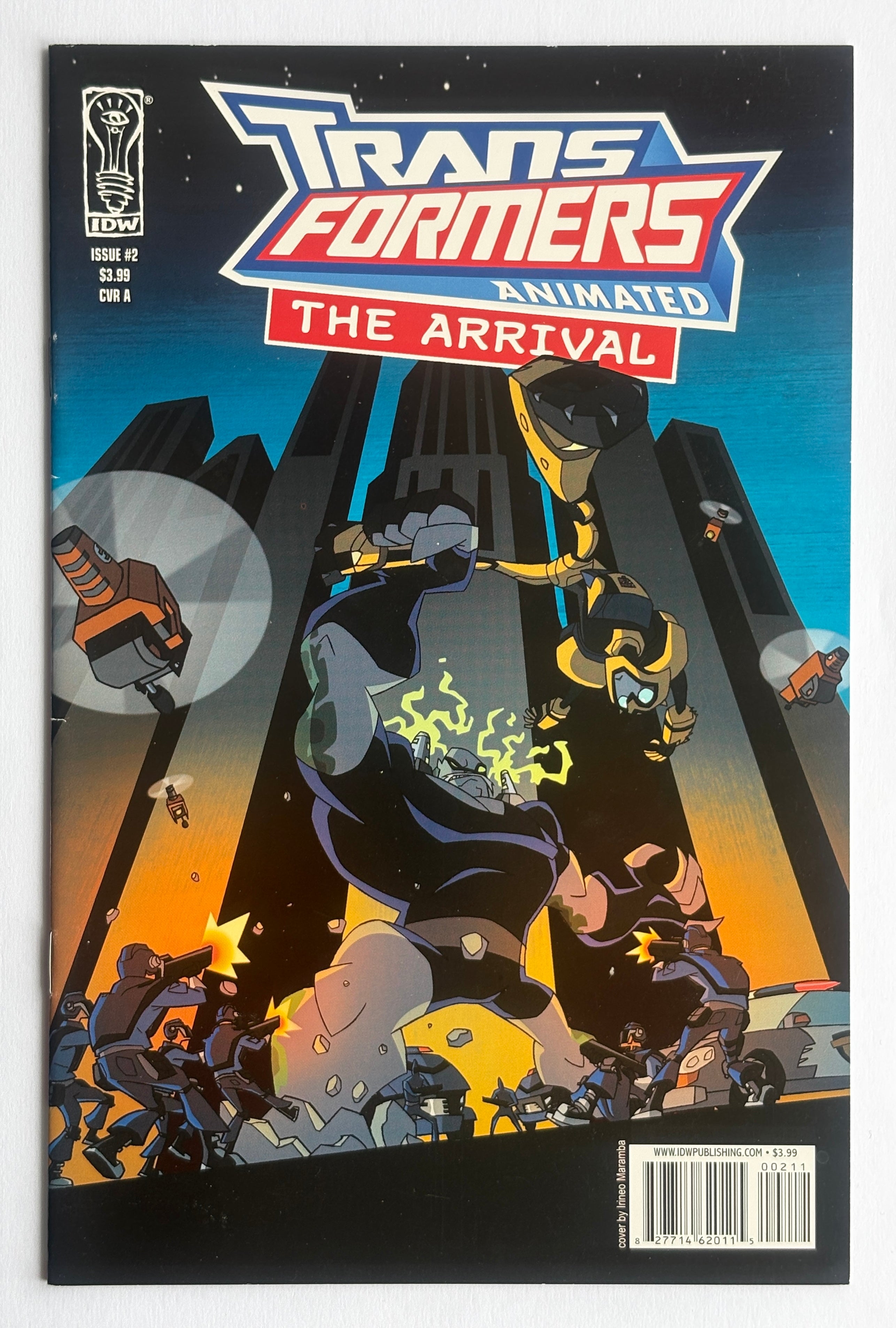 Transformers Animated: The Arrival #2 - 1st Printing IDW September 2008 VF- 7.5