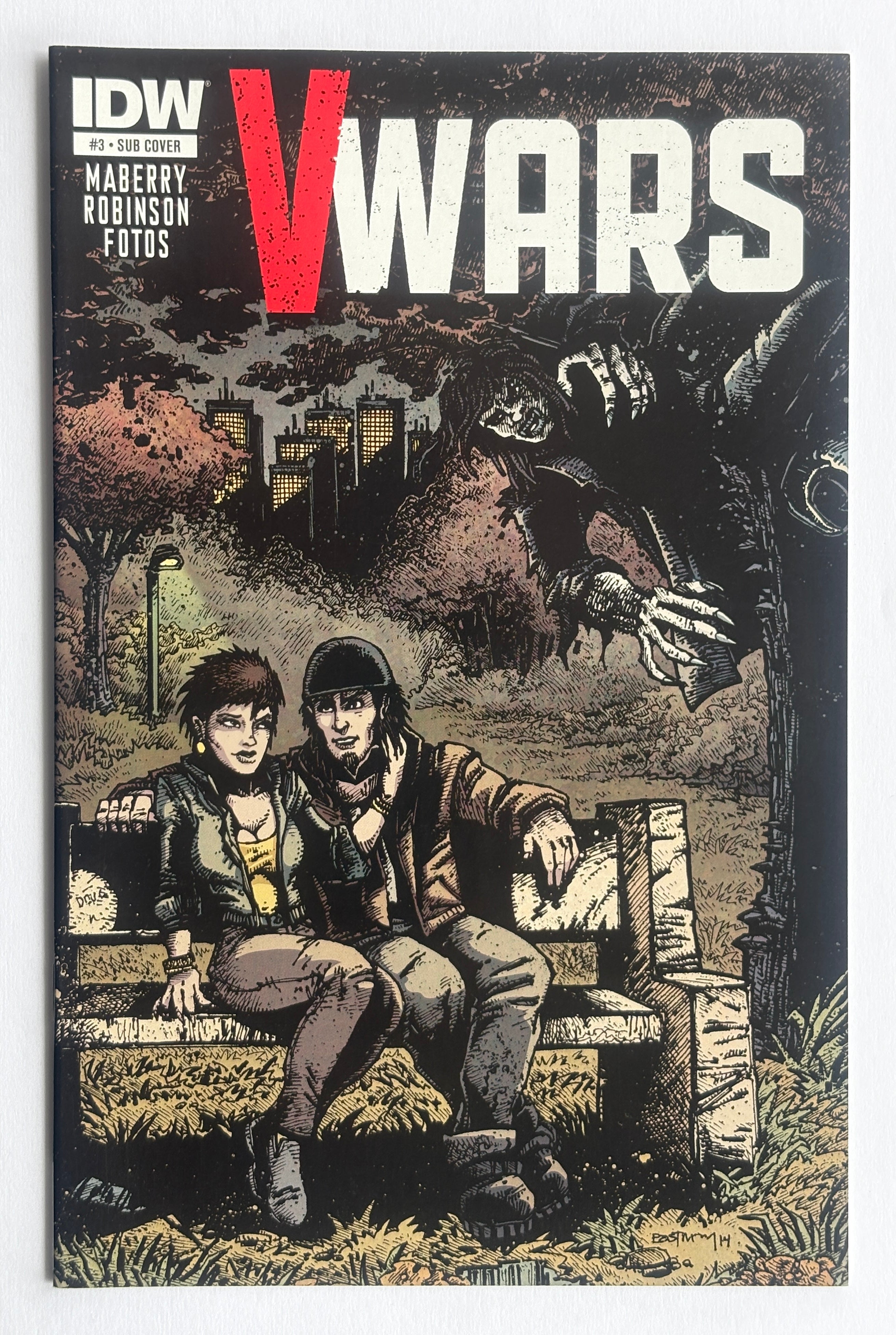V-Wars #3 - 1st Printing Subscription Variant - IDW June 2014 VF 8.0