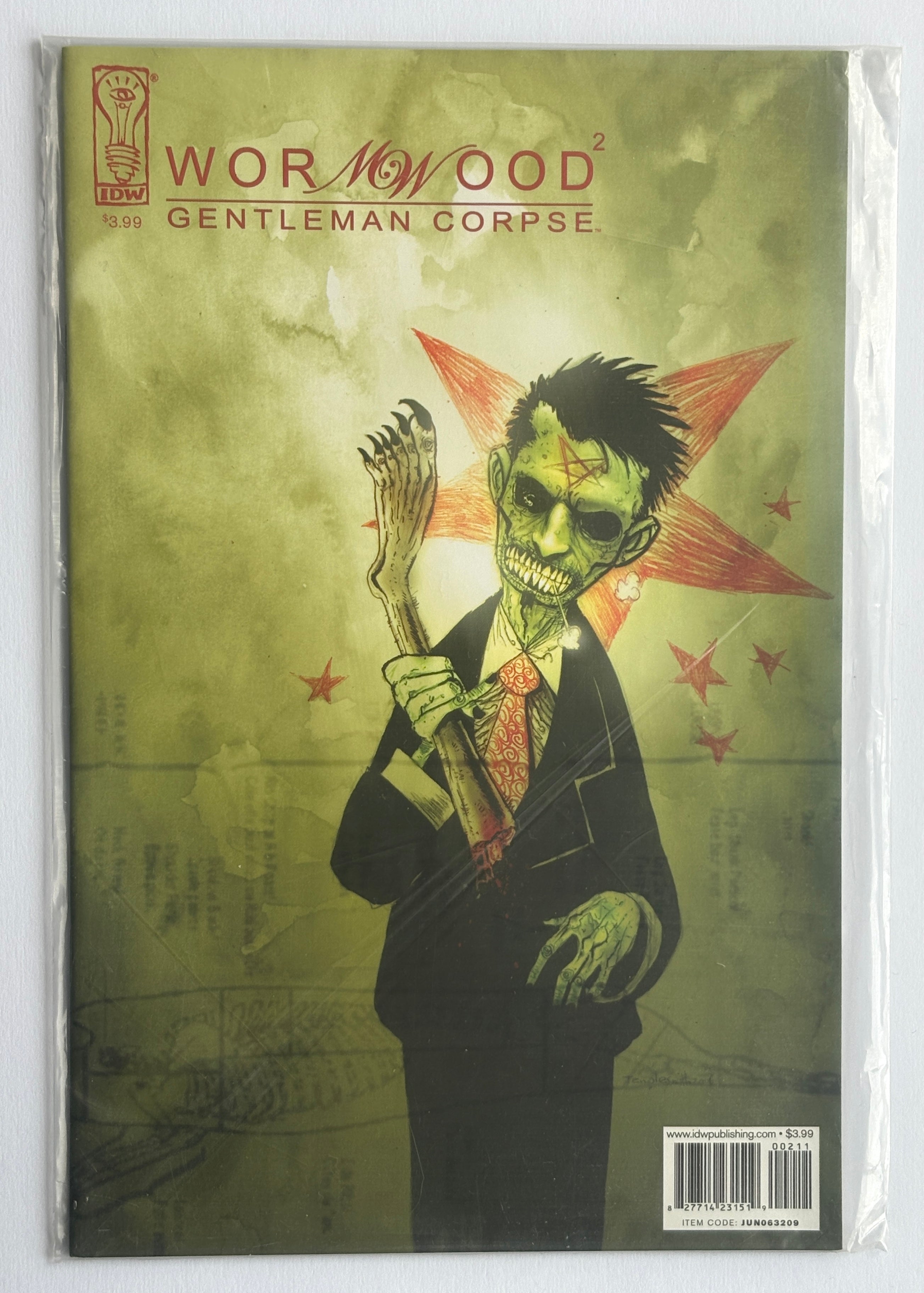 Wormwood Gentleman Corpse #2 - 1st Printing - IDW - August 2006 F/VF 7.0