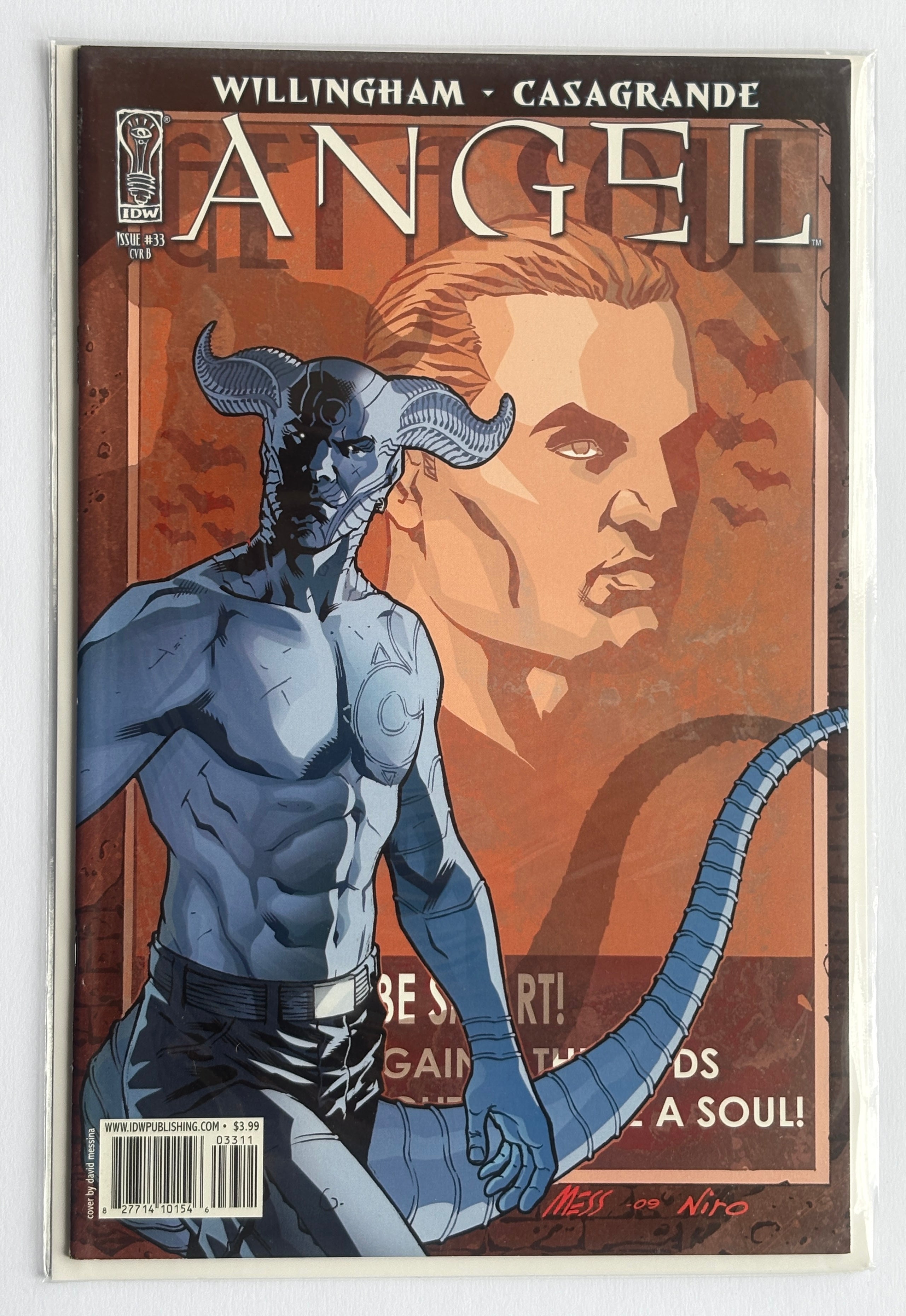 Angel #33 - 1st Printing Cover B IDW May 2010 VF+ 8.5