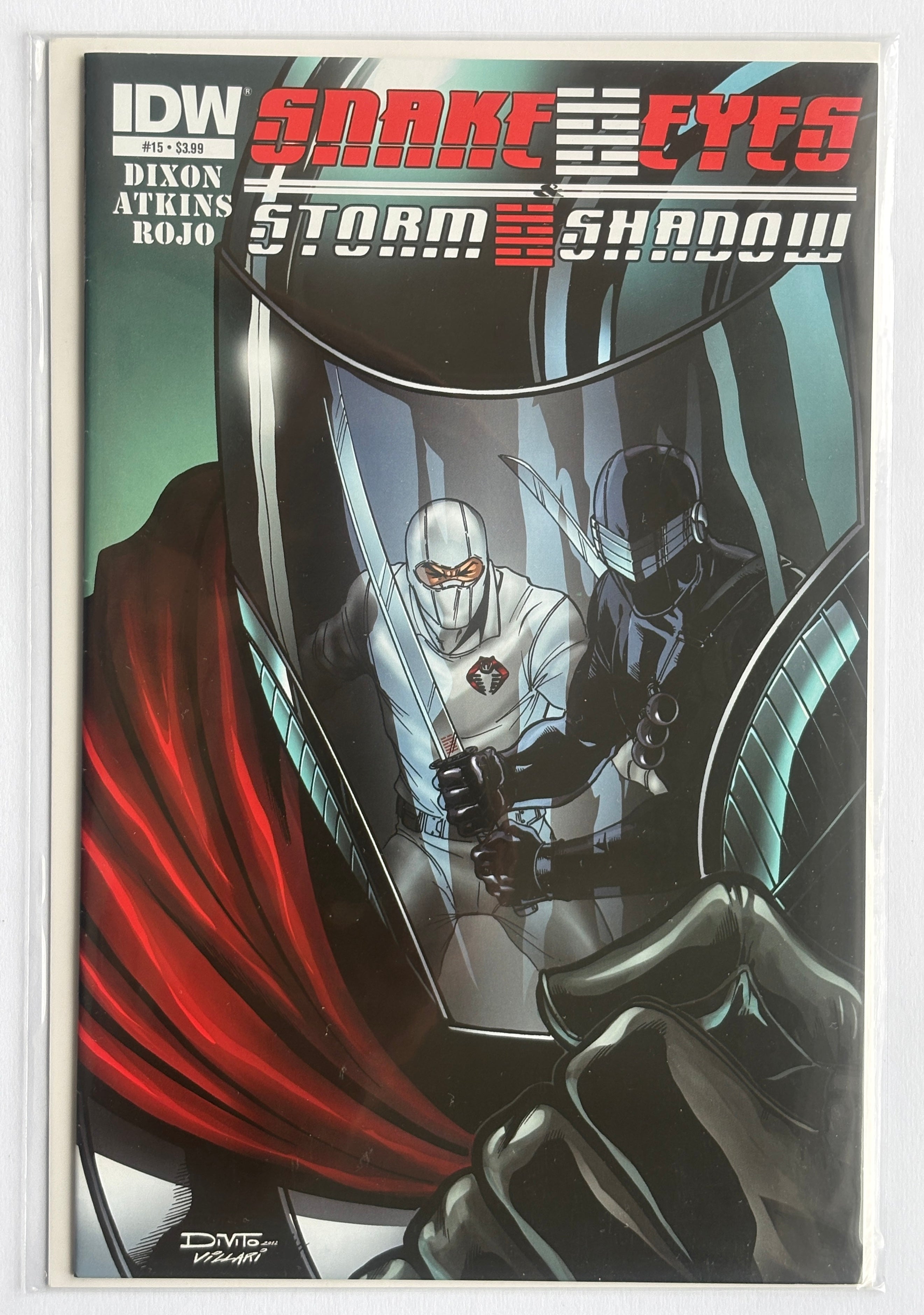 Snake Eyes & Storm Shadow #15 - 1st Printing IDW Hasbro July 2012 F/VF 7.0