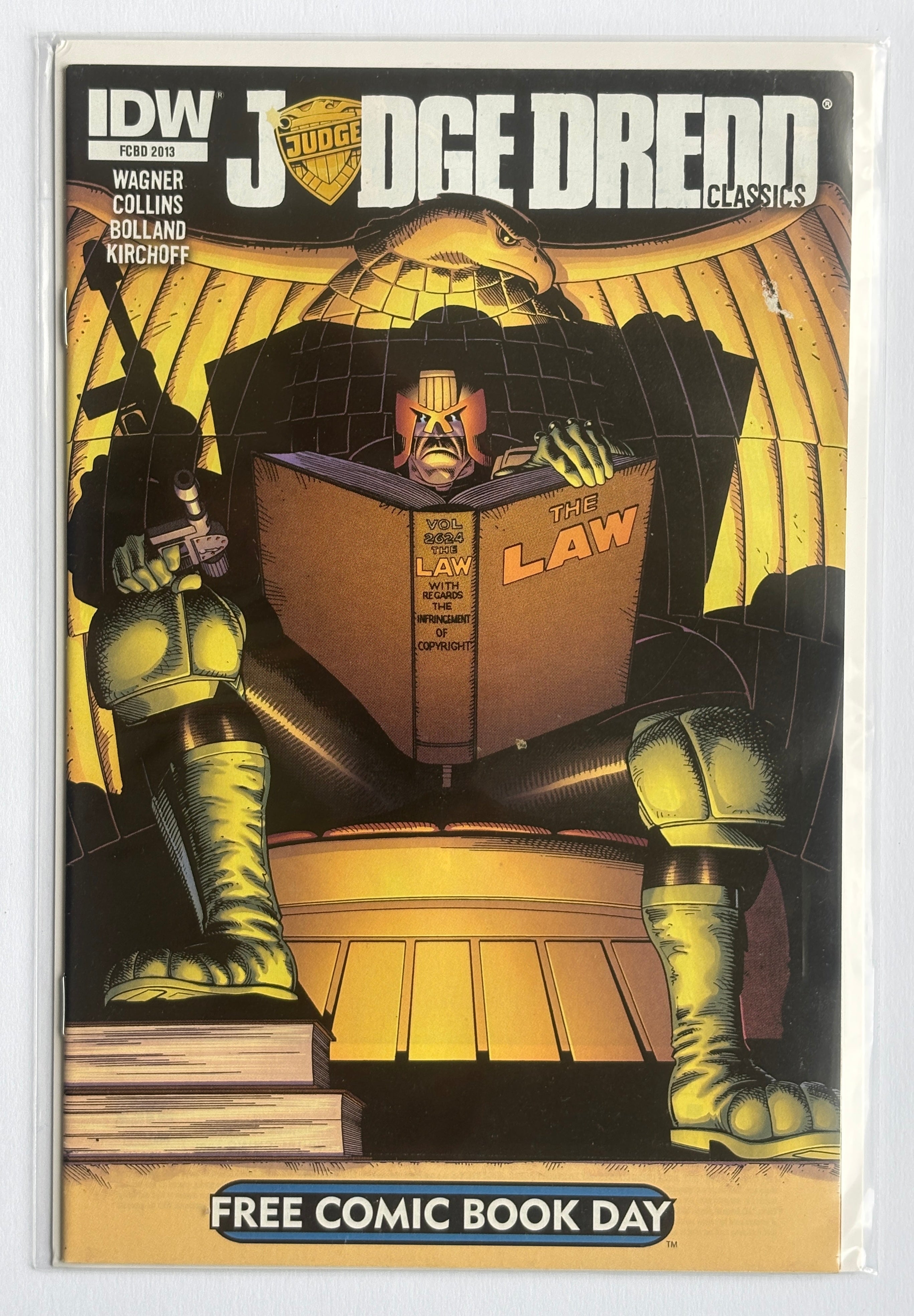 Judge Dredd Classics - Bolland Cover - FCBD May 2013 IDW F/VF 7.0