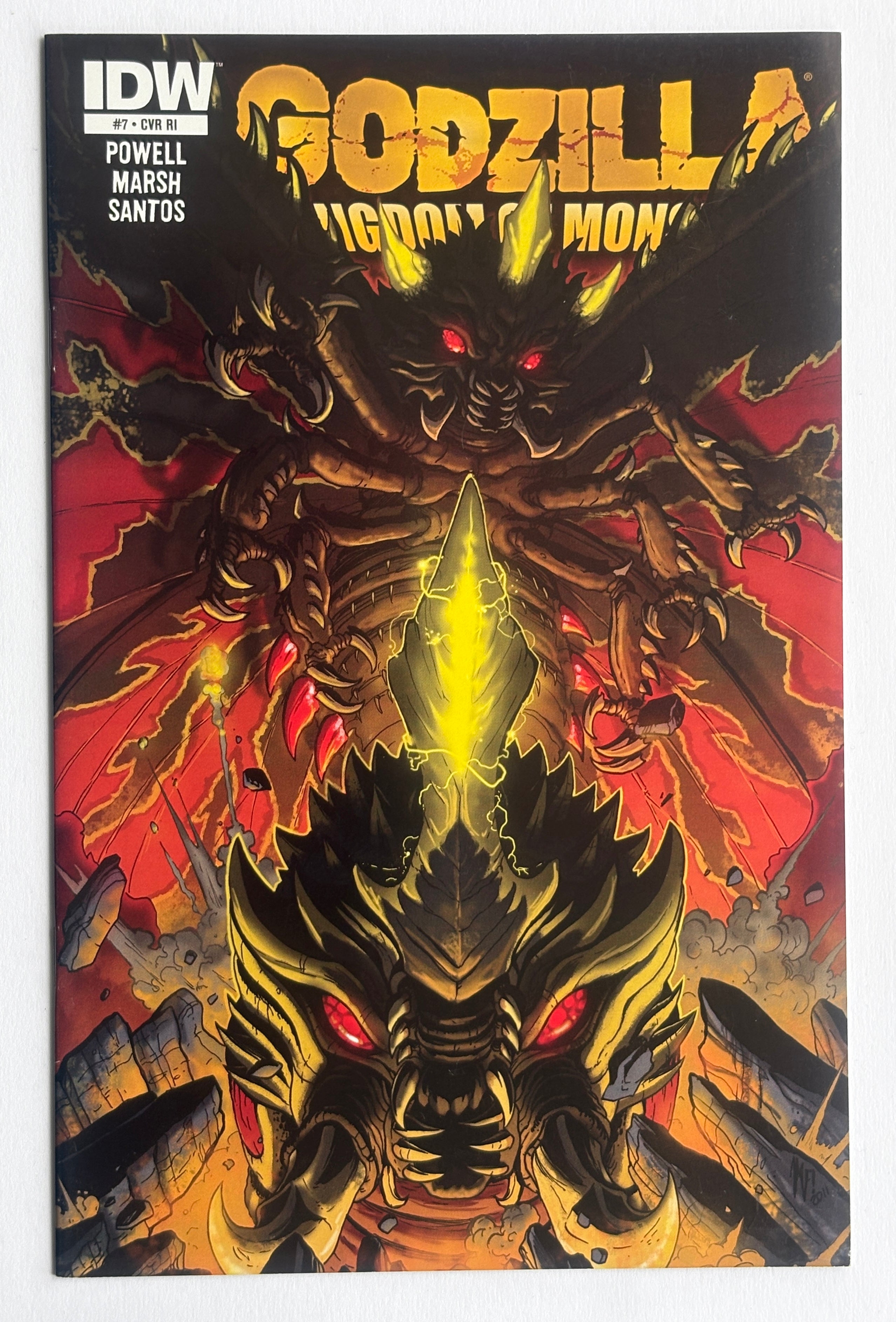 Godzilla: Kingdom of Monsters #7 - Retailer Incentive Variant IDW September 2011 VF+ 8.5