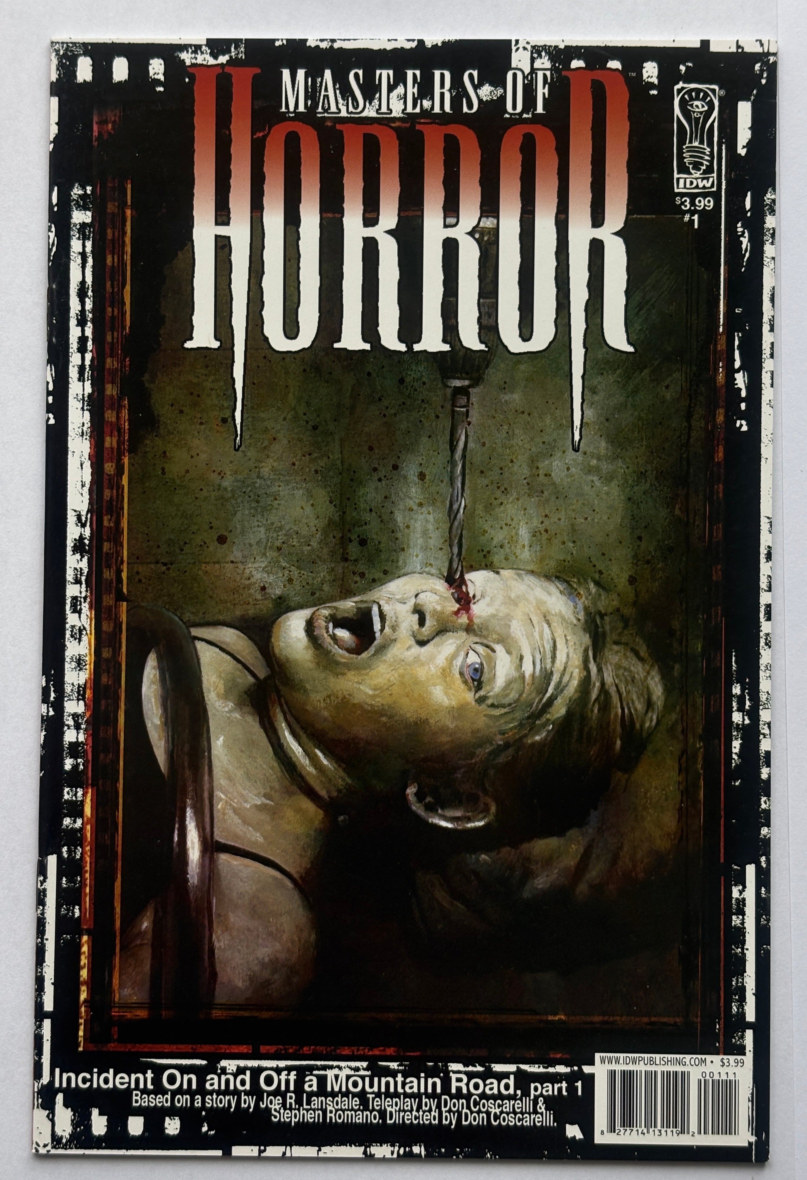 Masters of Horror #1 & 2 Incident on and off a Mountain Road IDW 2005/6 VF+ 8.5