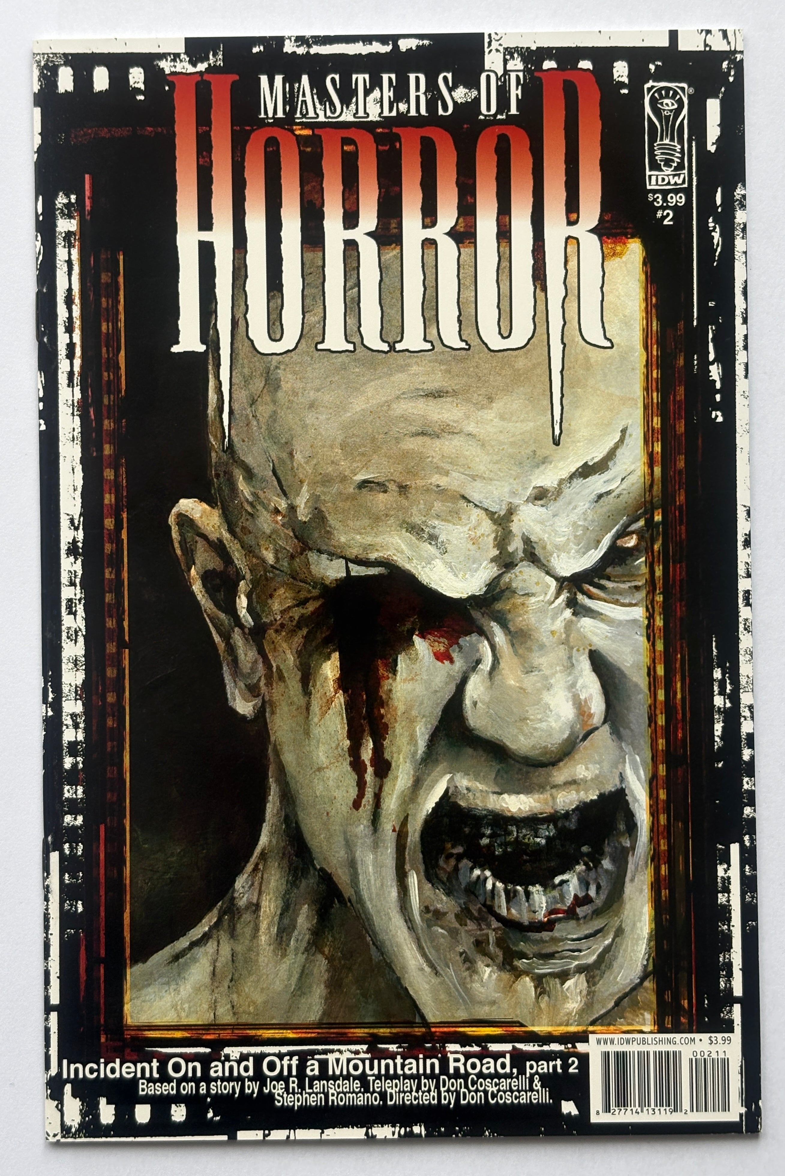 Masters of Horror #1 & 2 Incident on and off a Mountain Road IDW 2005/6 VF+ 8.5