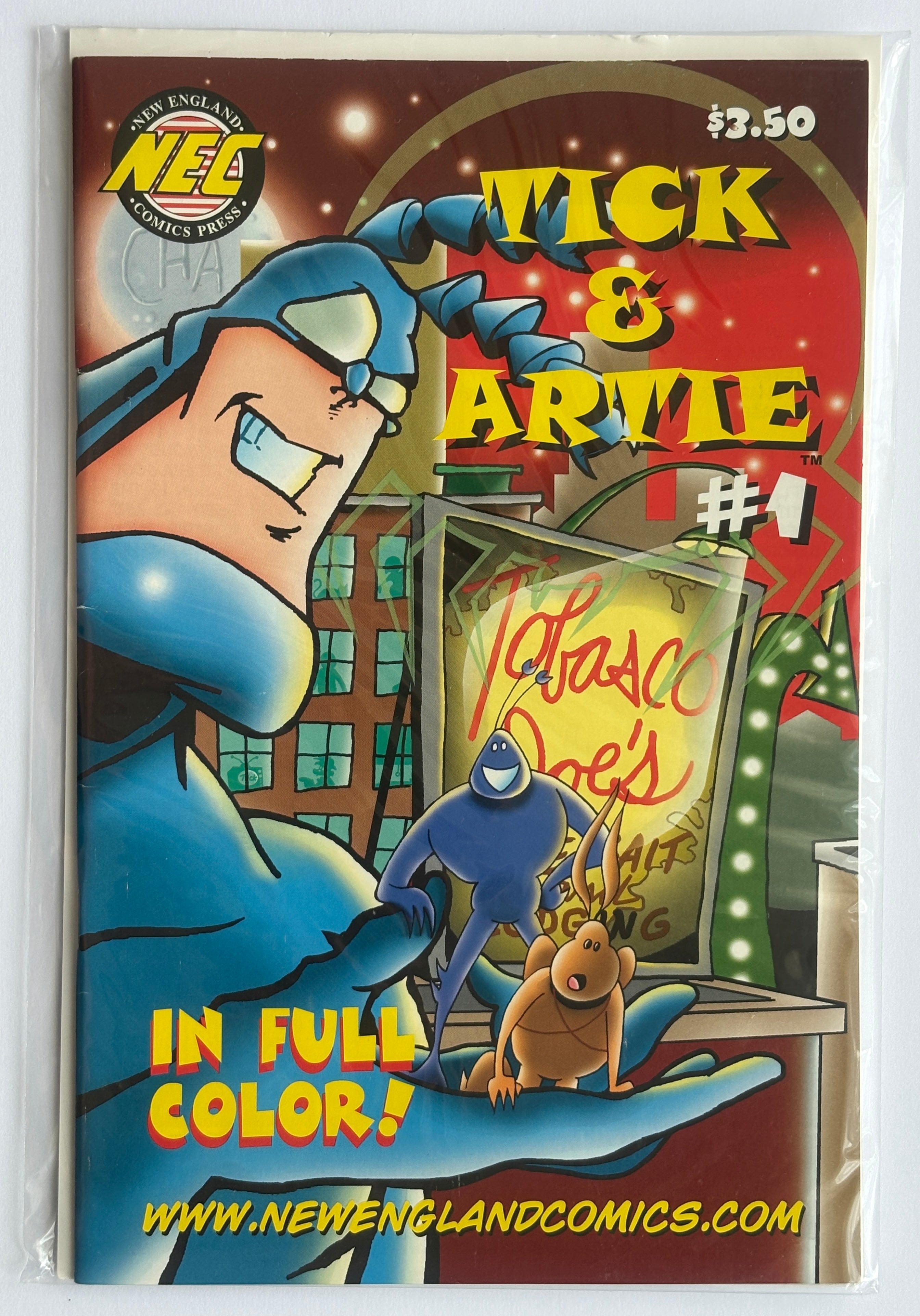 Tick & Artie #1 In Full Color - 1st Printing - NEC Press June 2002 F/VF 7.0