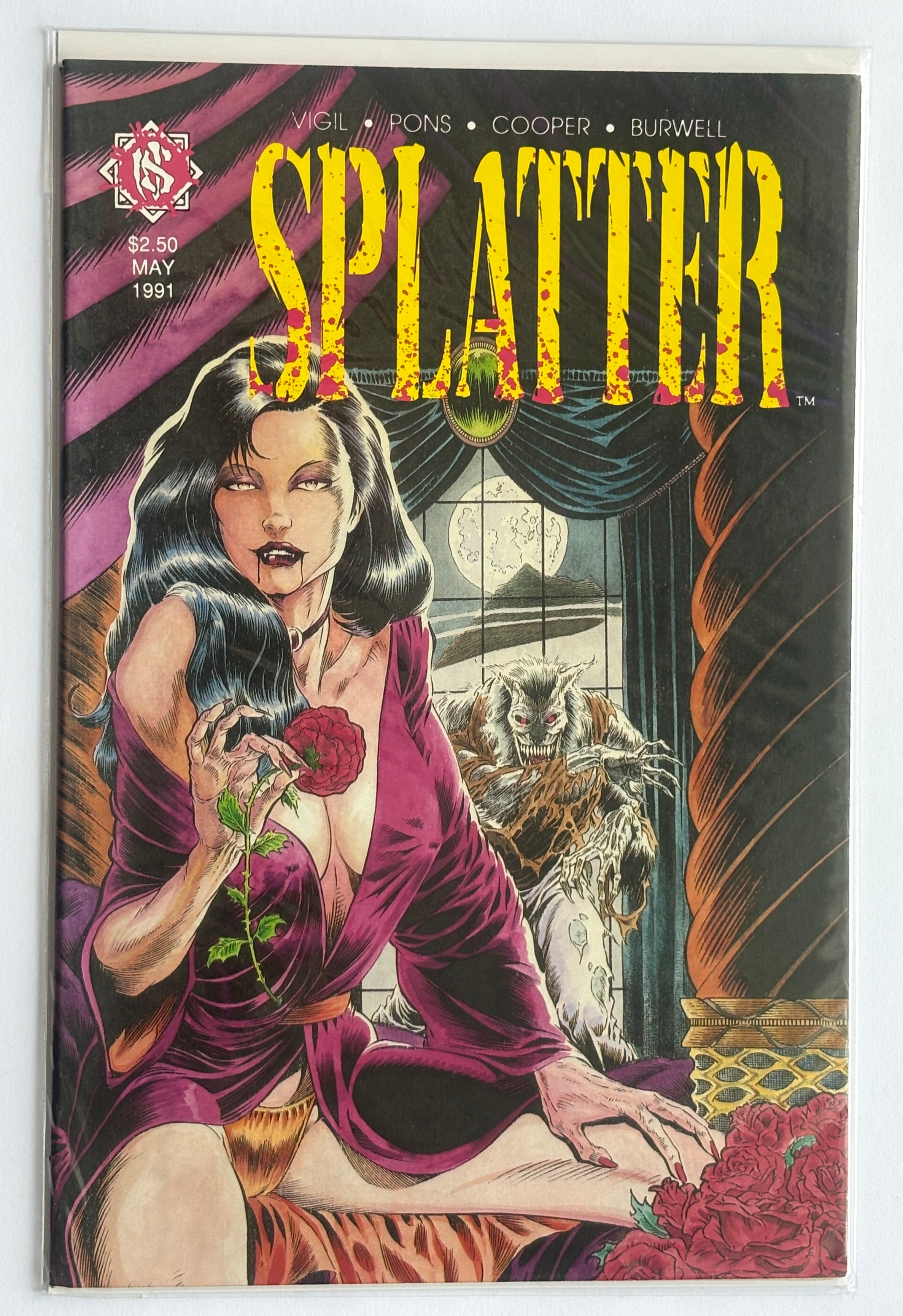Splatter #1 - Tim Vigil - Northstar Arpad Publishing May 1991 VF+ 8.5