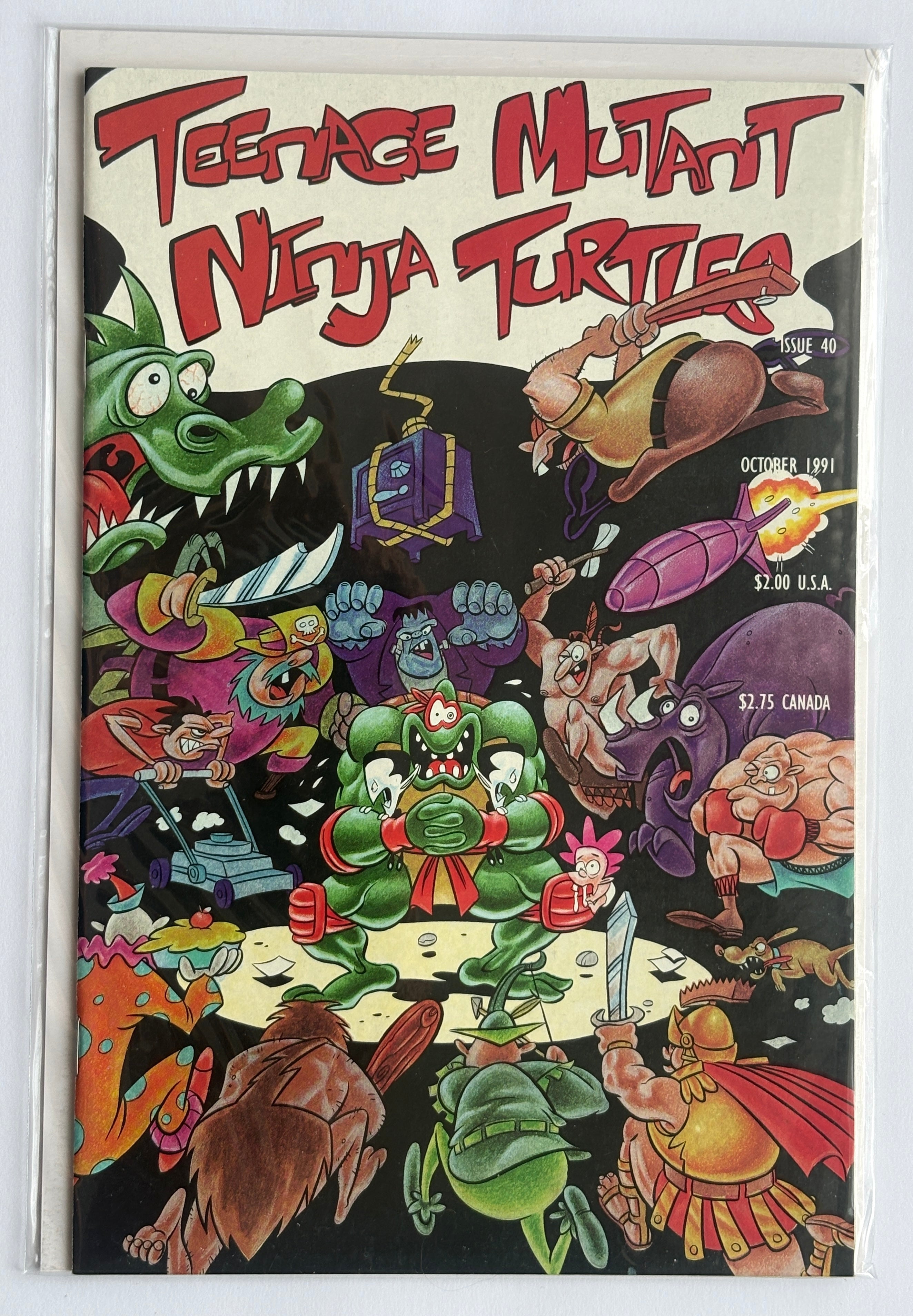Teenage Mutant Ninja Turtles #40 - Mirage Publishing October 1991 VF/NM 9.0