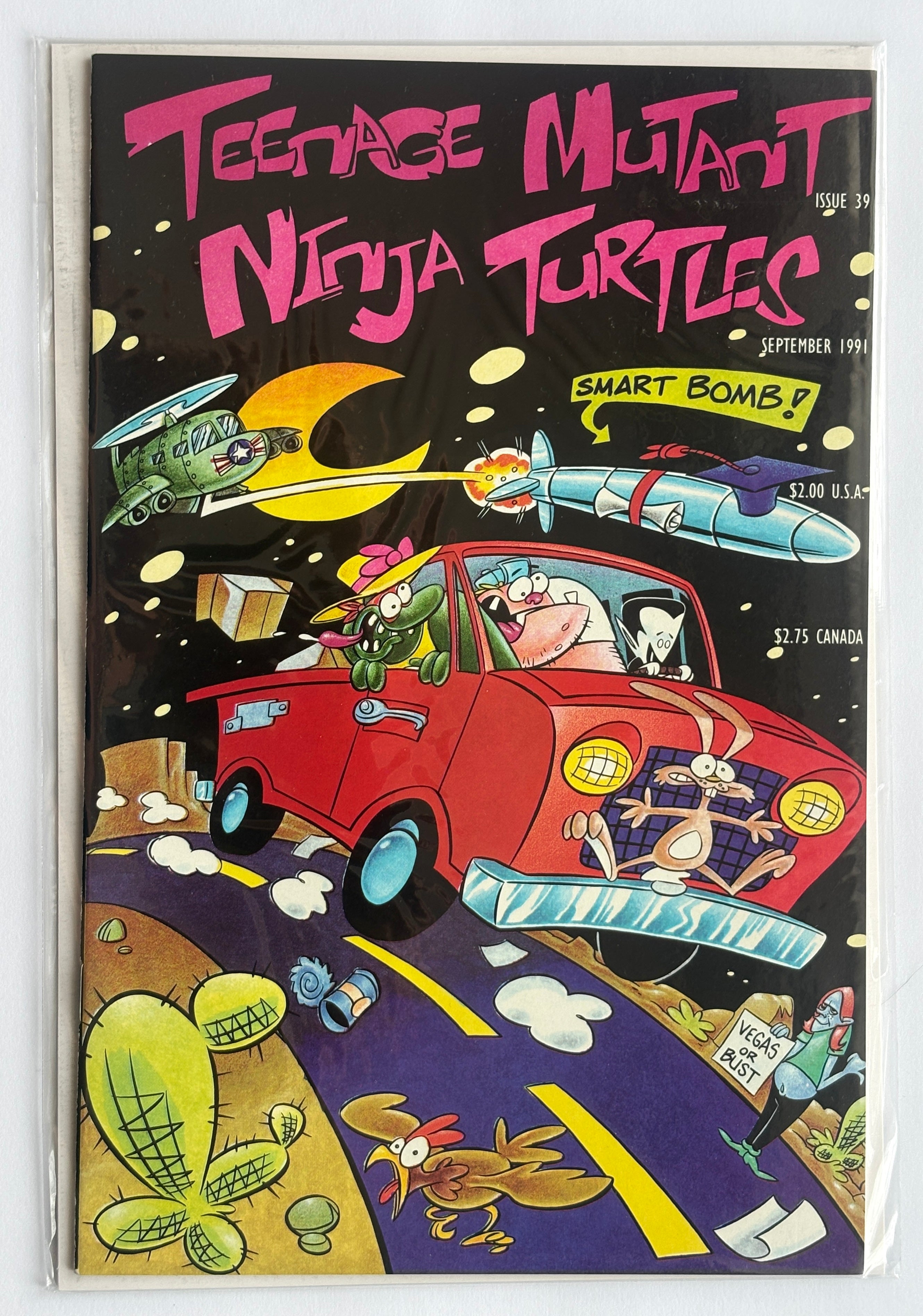 Teenage Mutant Ninja Turtles #39 - Mirage Publishing September 1991 VF+ 8.5