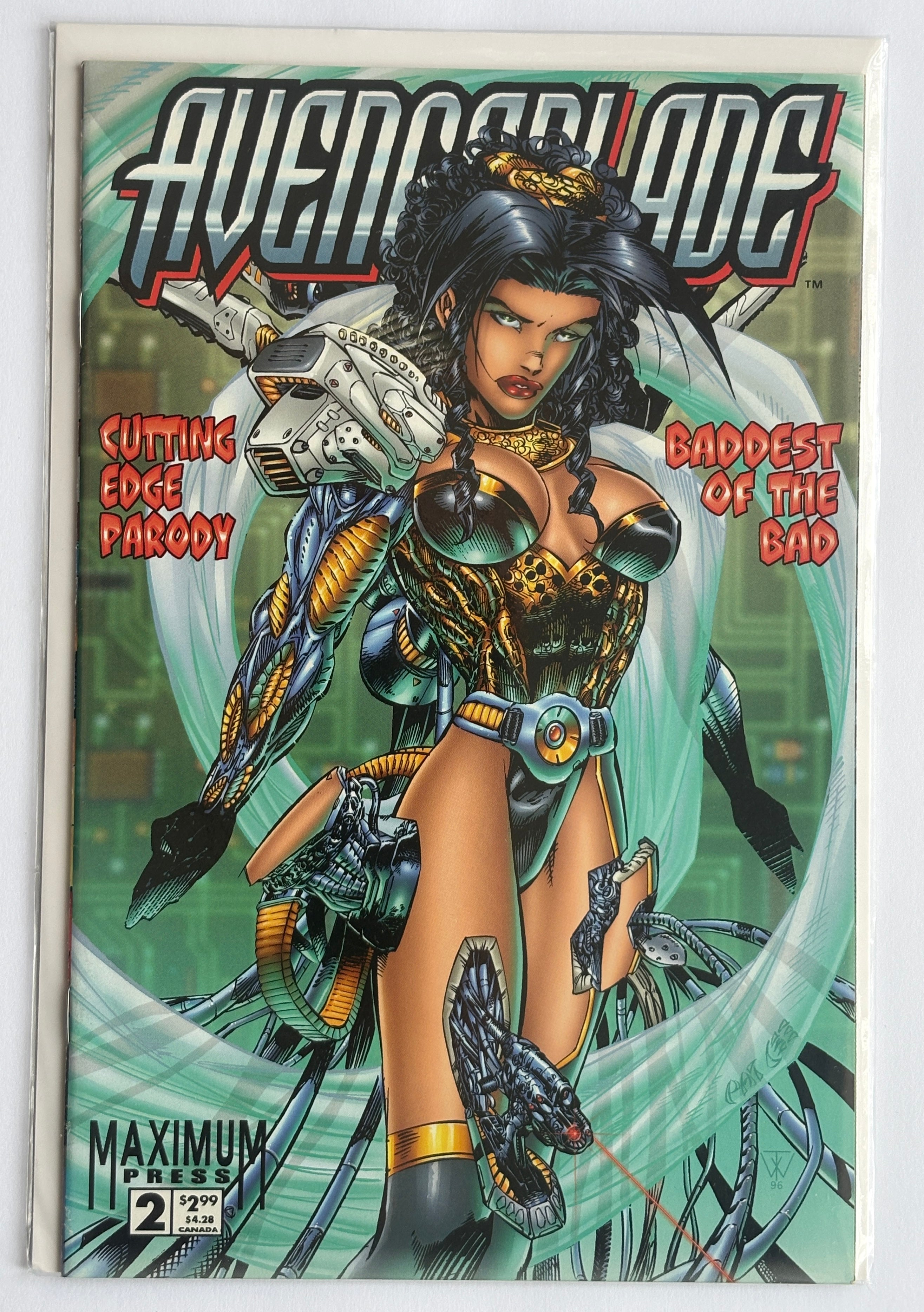 Avengeblade #2 - 1st Printing - Maximum Press August 1996 VF 8.0