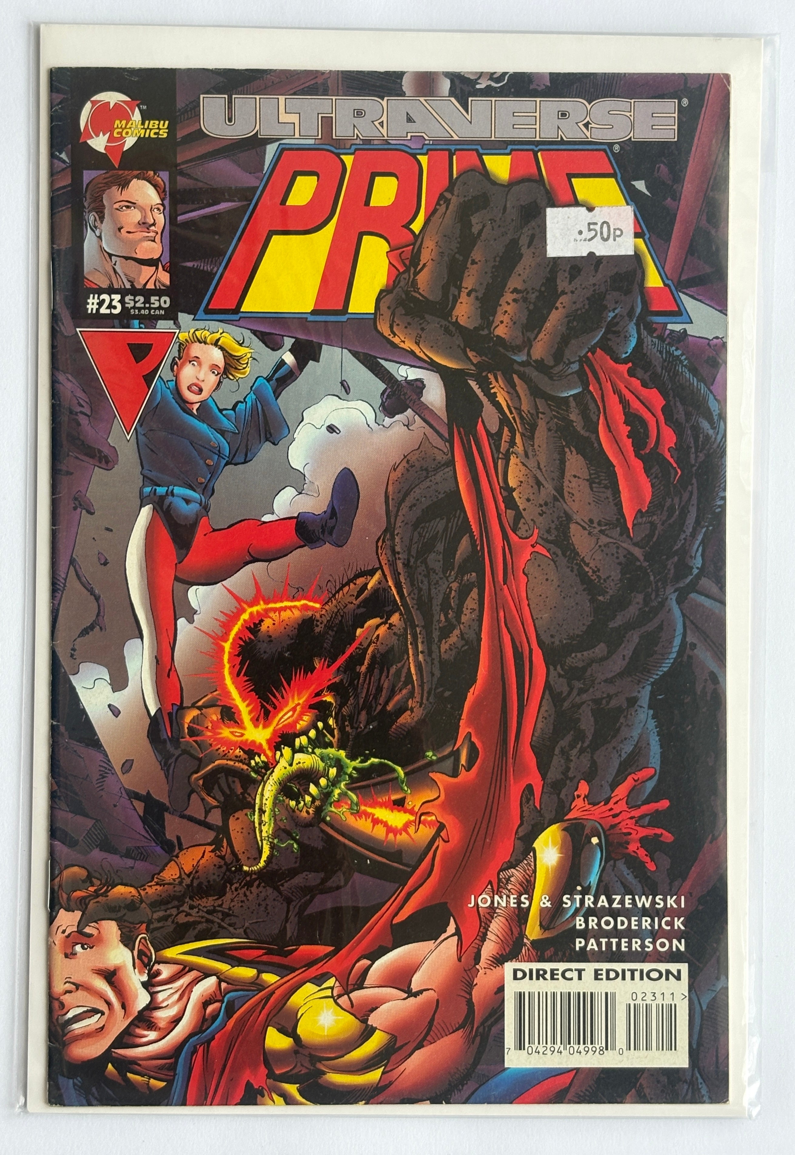 Prime #23 - 1st Printing Malibu Comics June 1995 VG/FN 5.0