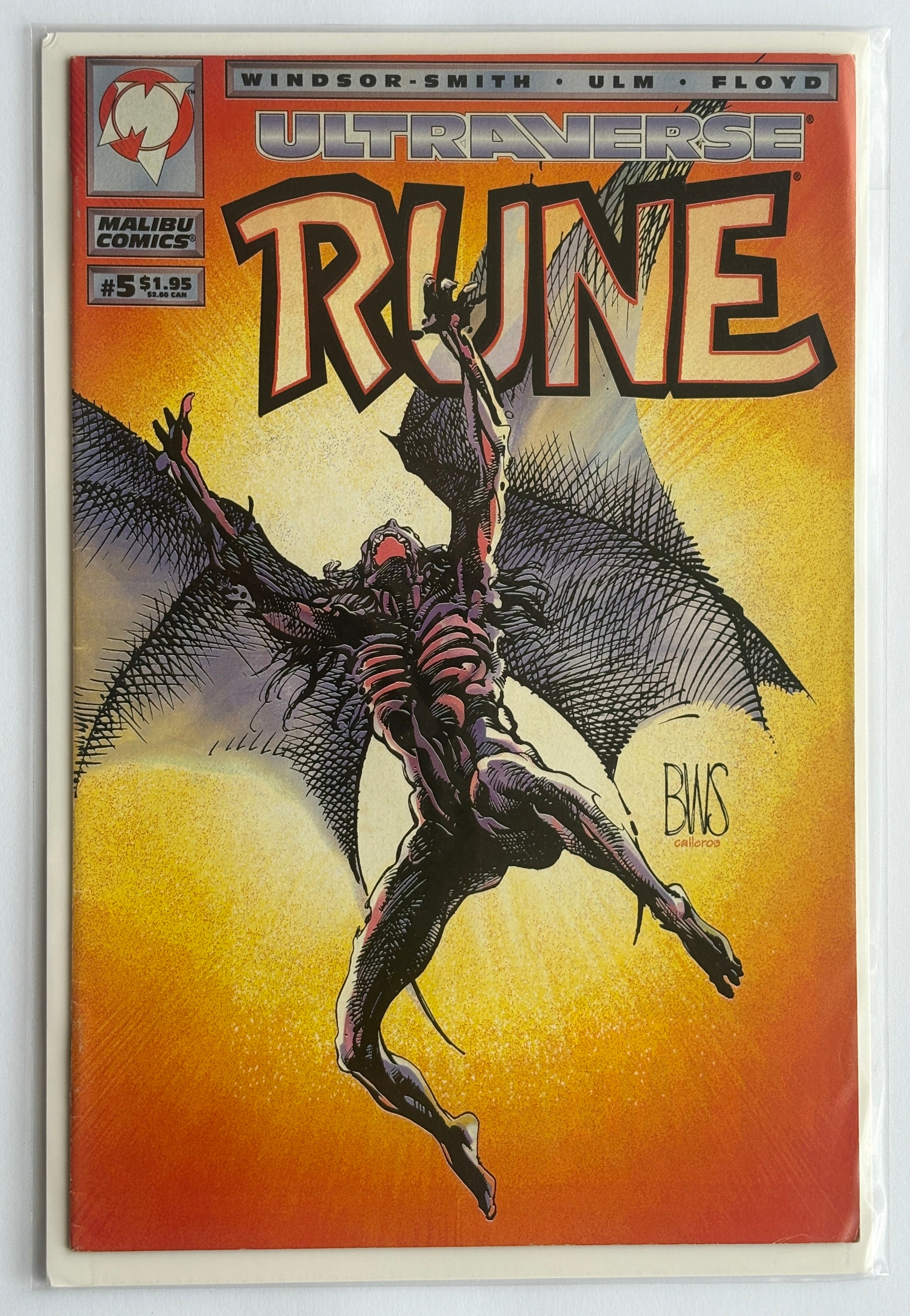 Ultraverse Rune #5 - Malibu Comics September 1994 F/VF 7.0
