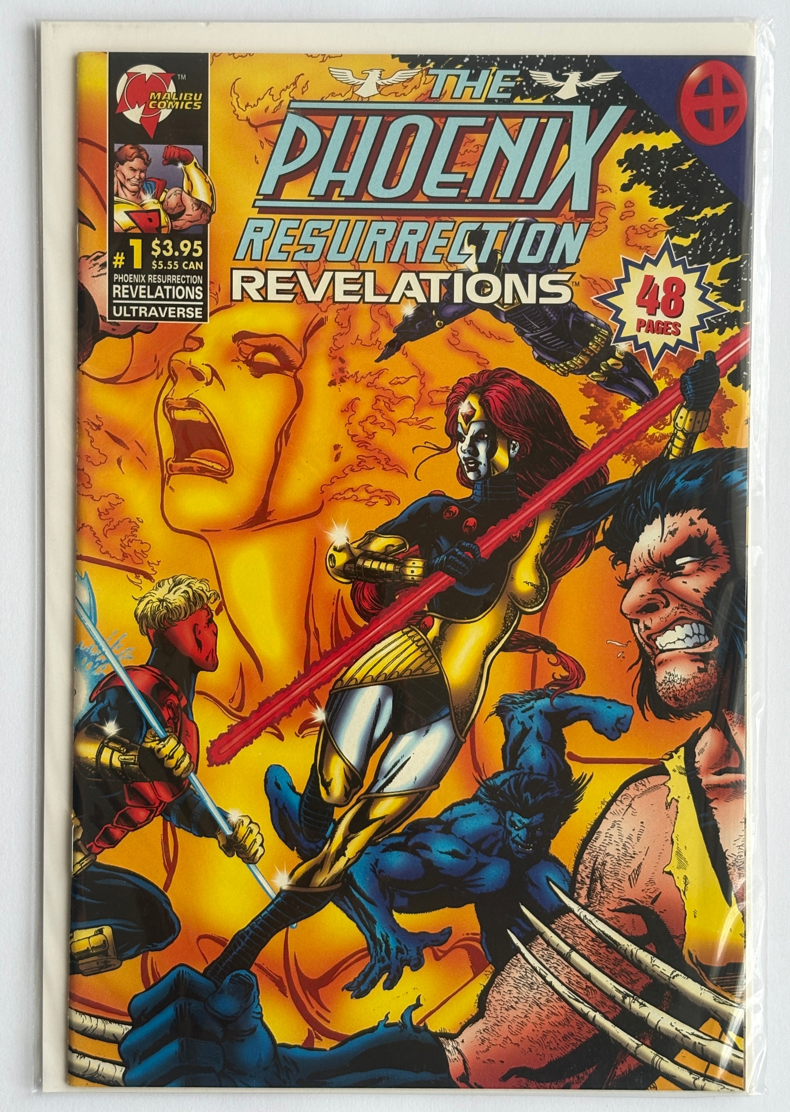 The Phoenix Resurrection Revelations #1 - Malibu Comics - December 1995 VF- 7.5