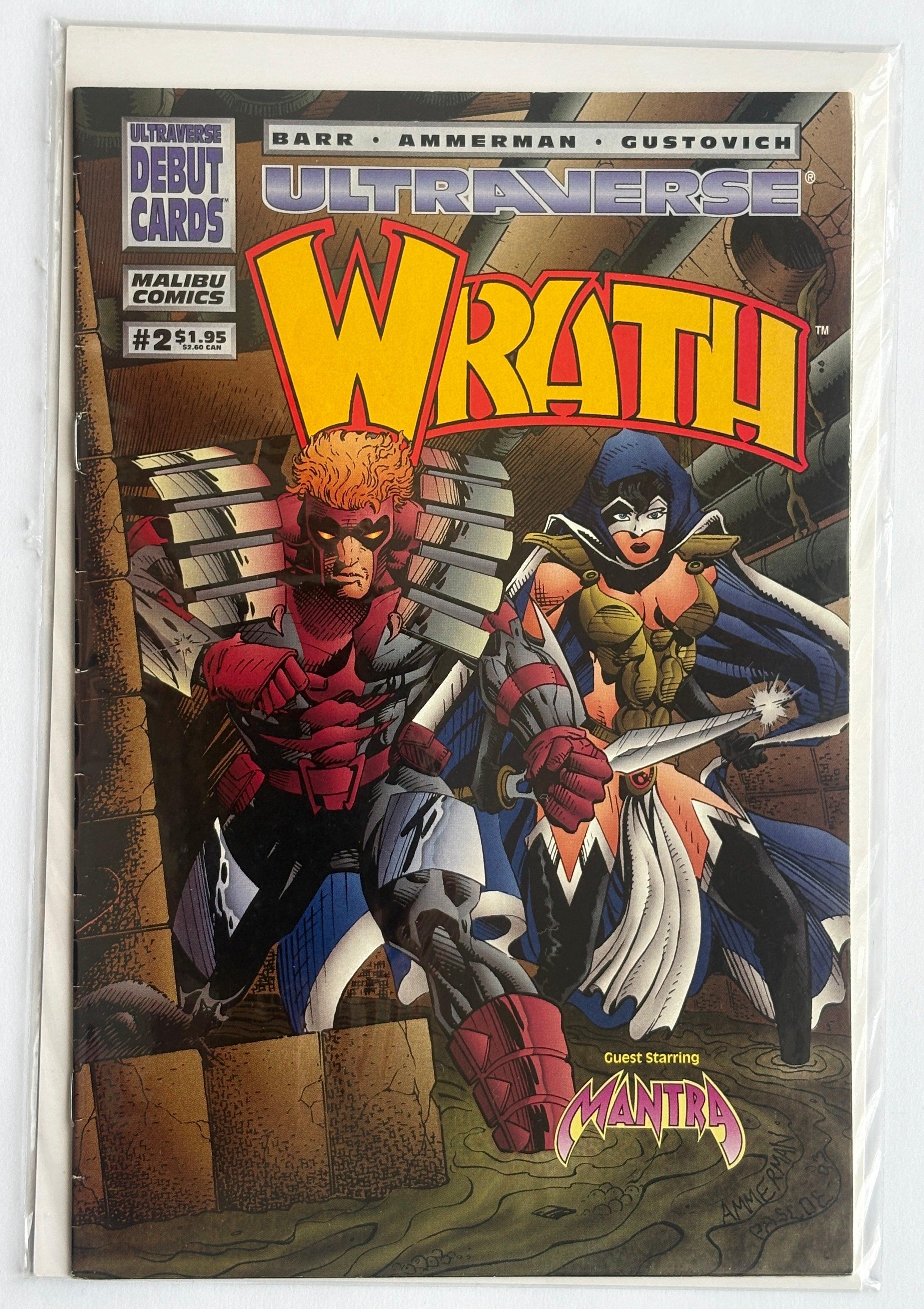 Ultraverse Wrath #2 - Malibu Comics February 1994 VG/FN 5.0