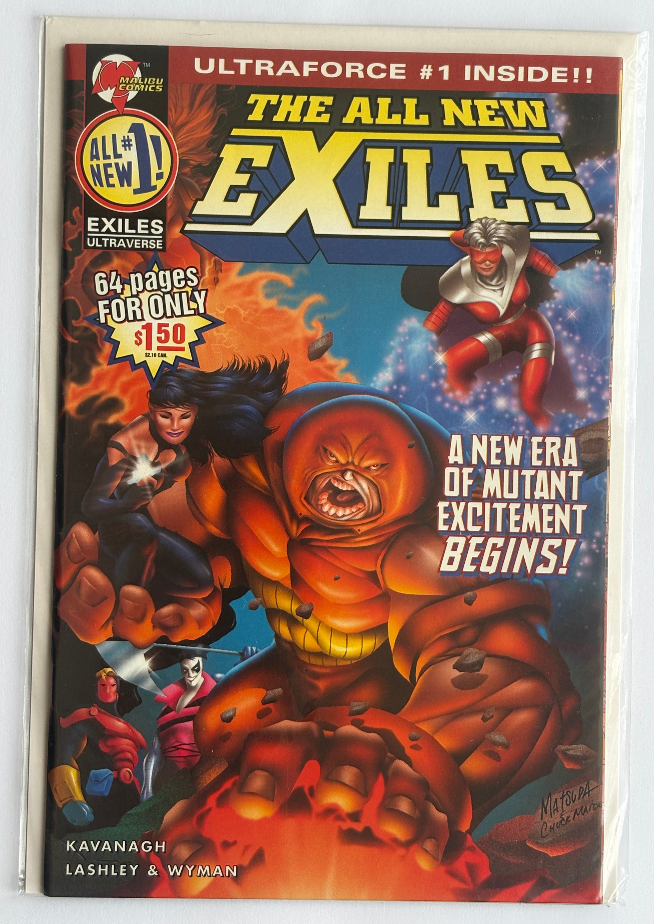 The All New Exiles #1 - Malibu Comics October 1995 F/VF 7.0