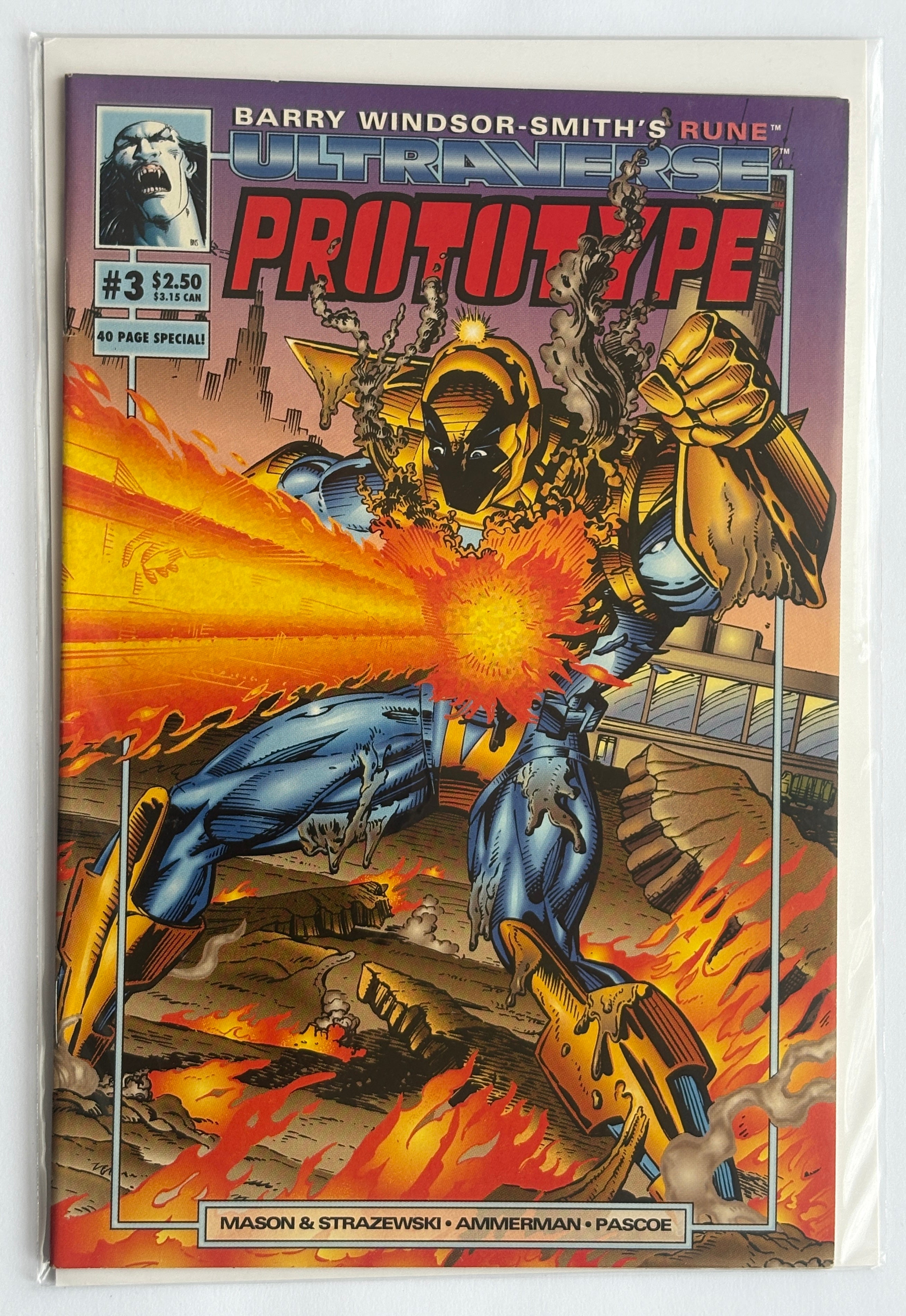 Prototype #3 - Ultraverse Malibu Comics October 1993 VF- 7.5