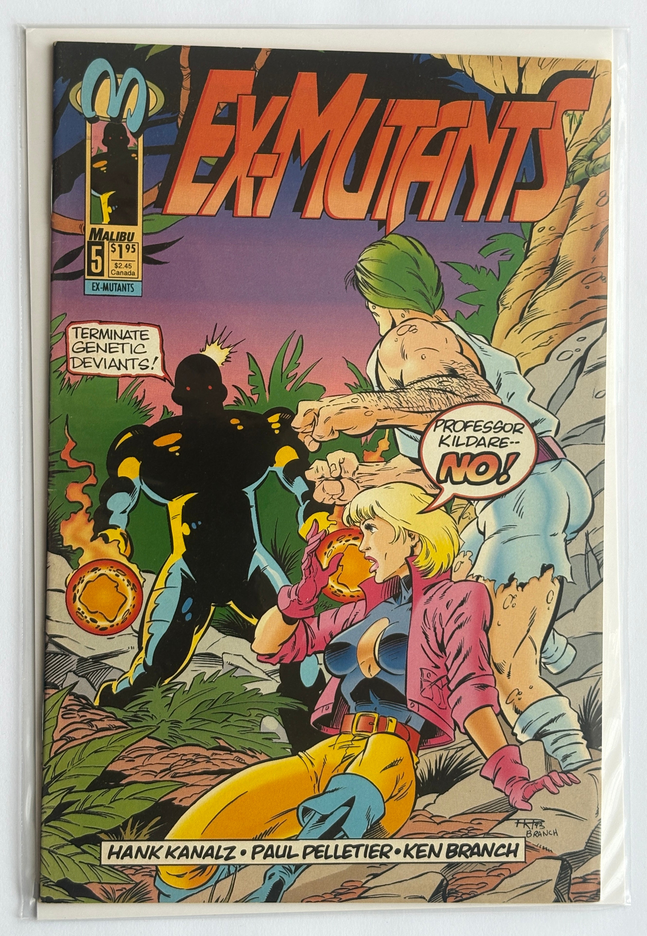 Ex-Mutants #5 - Malibu Comics March 1993 VF- 7.5