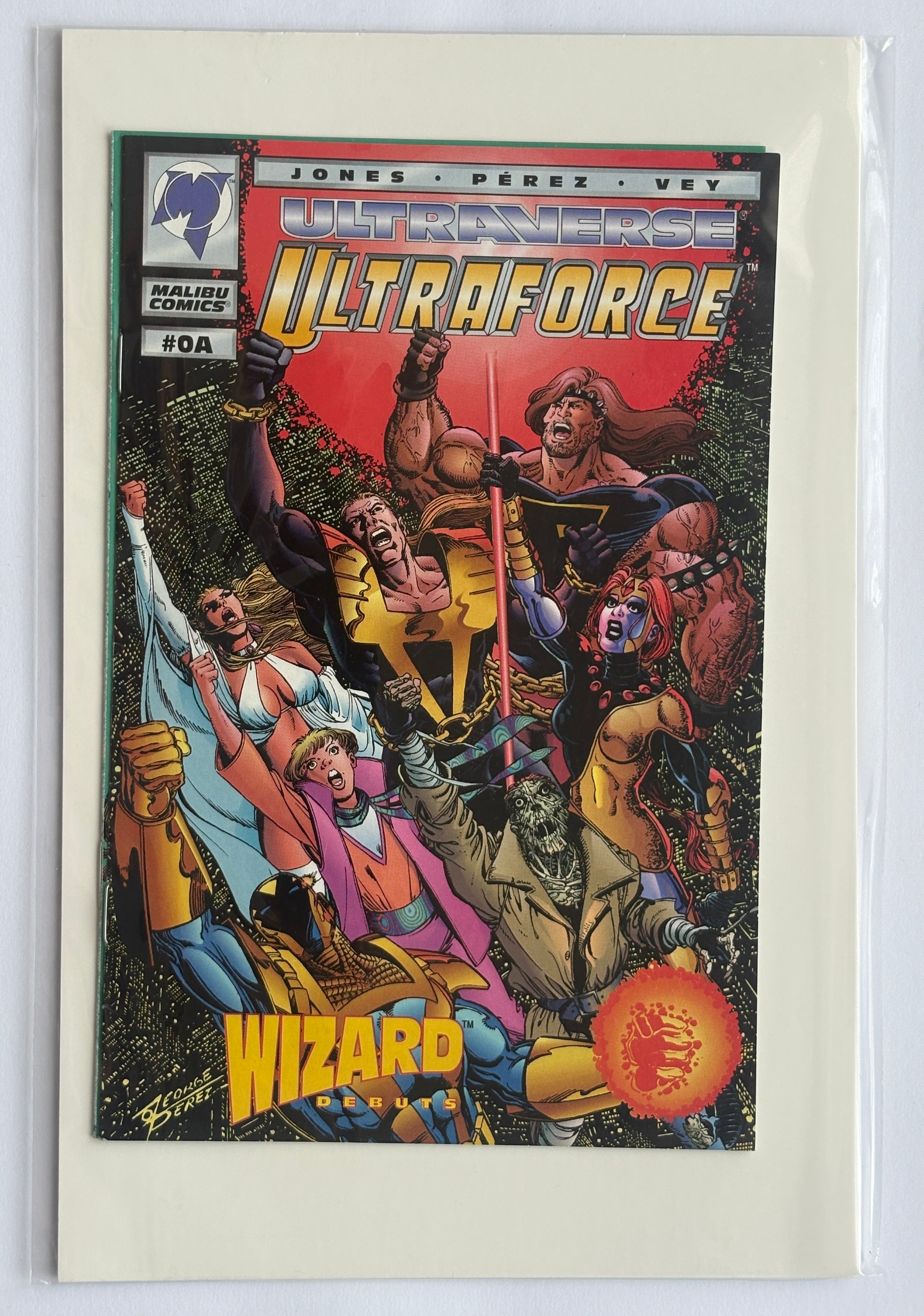 Ultraverse Ultraforce #0A & 0B Wizard Debuts Ashcan Malibu Comics 1994 F/VF 7.0