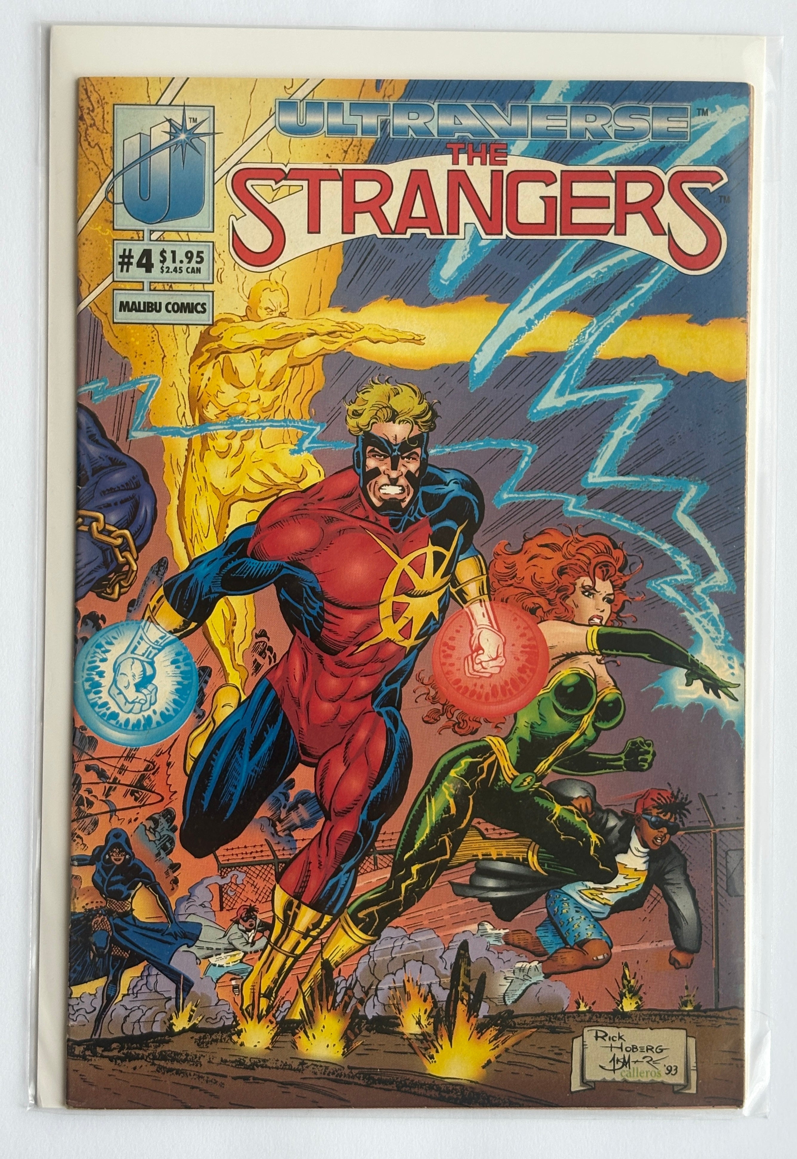 Ultraverse The Strangers #4 - Malibu Comics September 1992 F/VF 7.0