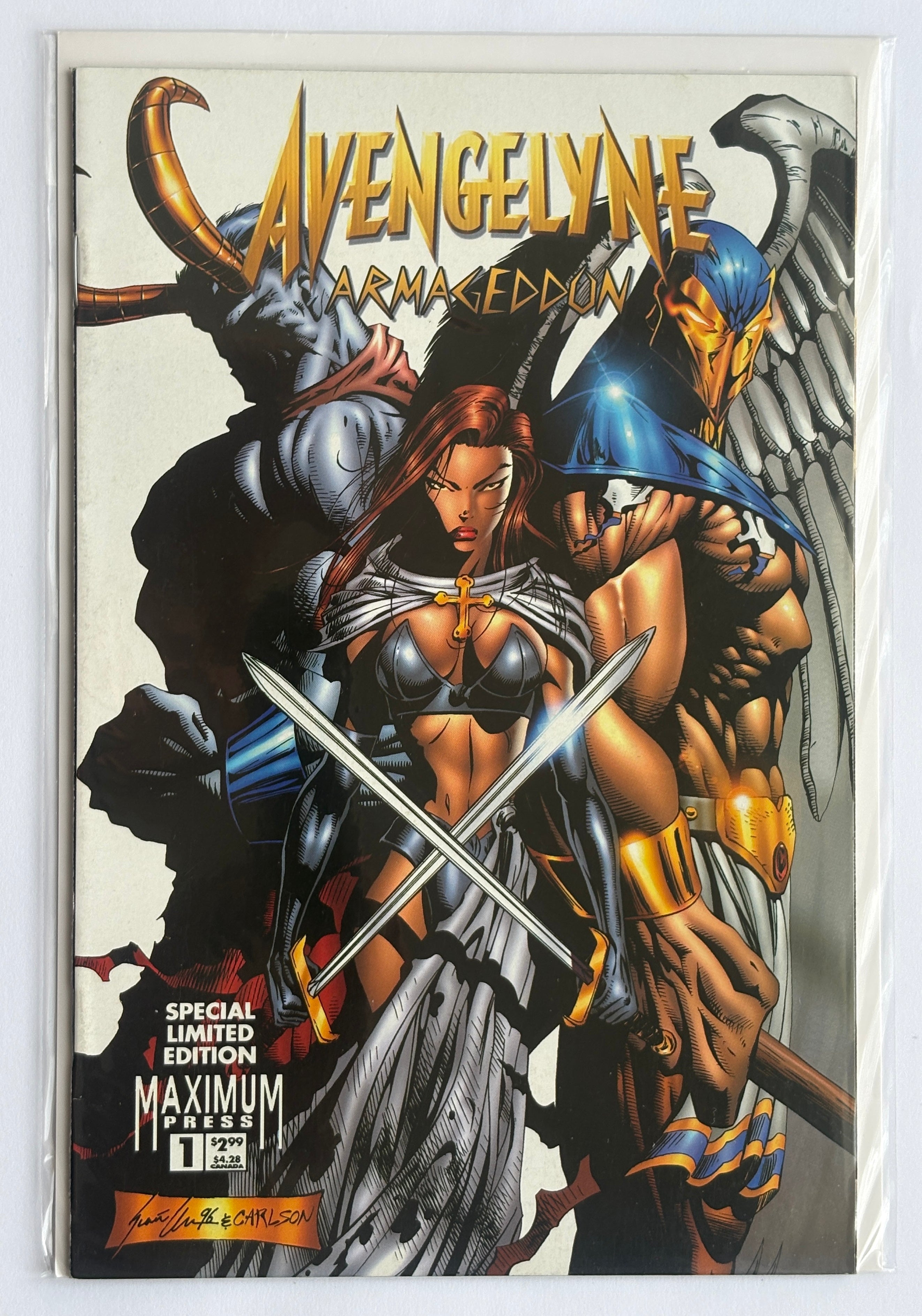 Avengelyne Armageddon #1 - 1st Printing - Maximum Press December 1996 VF 8.0