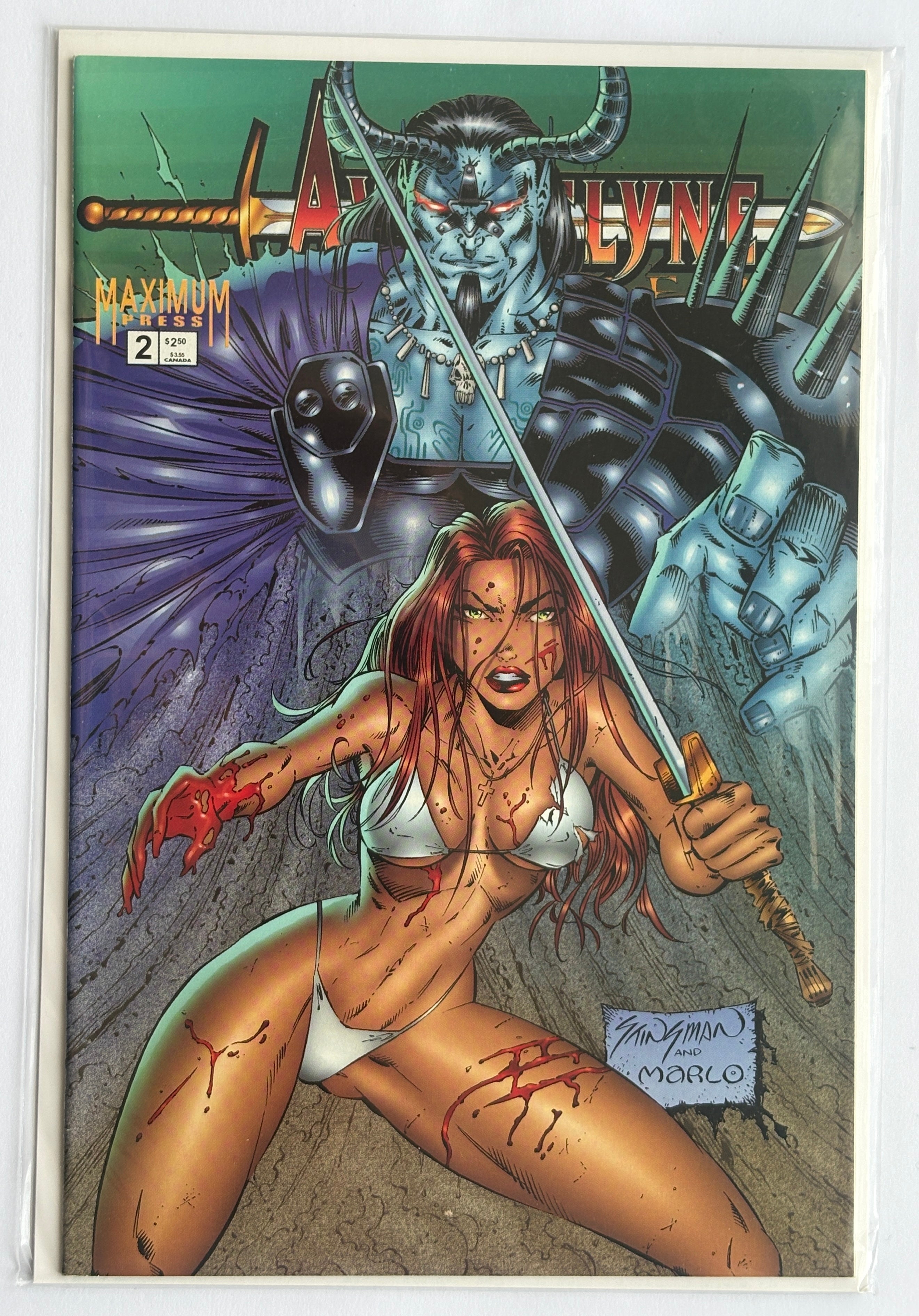 Avengelyne: Power #2 - 1st Printing Maximum Press December 1995 VF+ 8.5