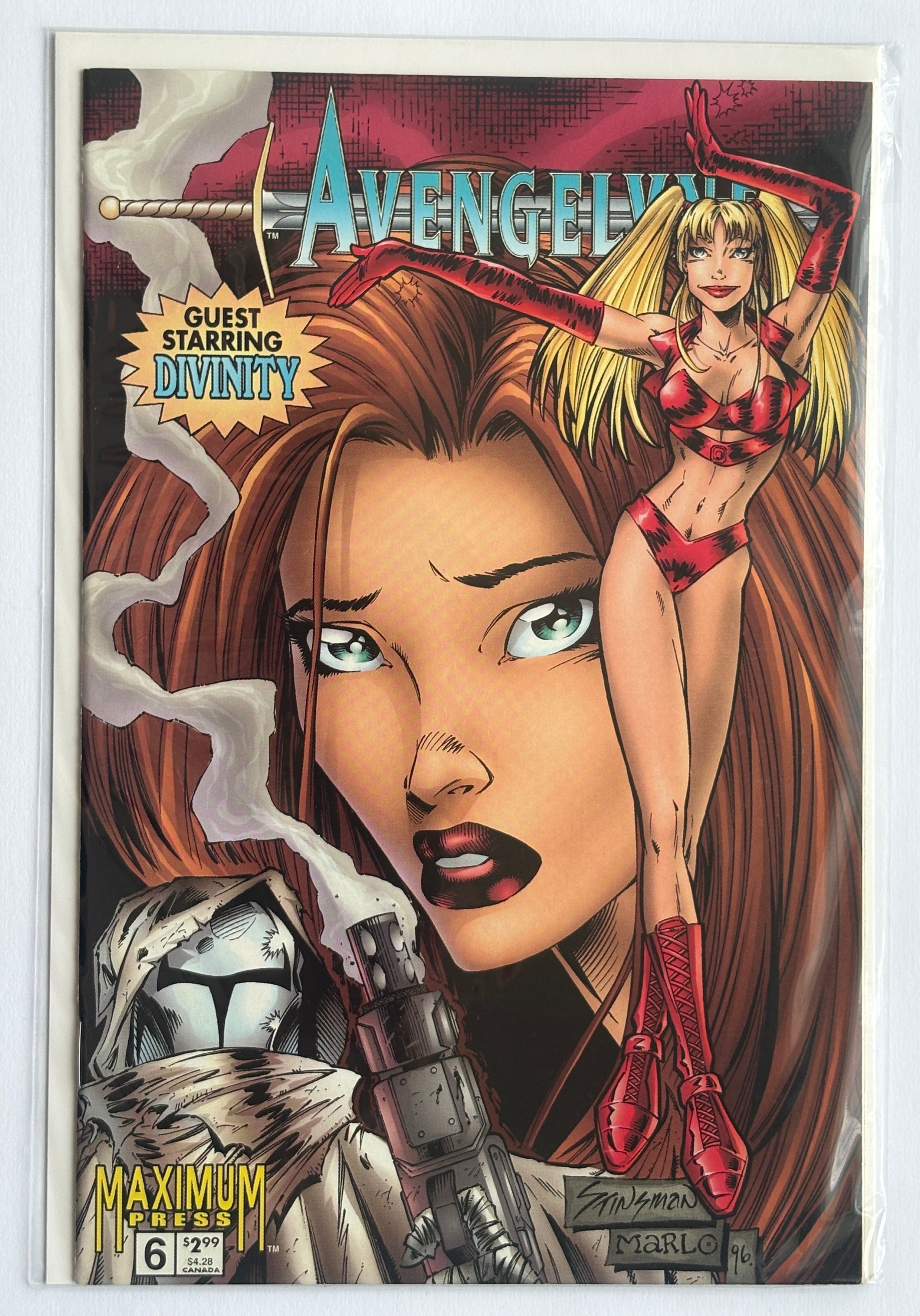 Avengelyne #6 - 1st Printing - Maximum Press September 1996 VF/NM 9.0