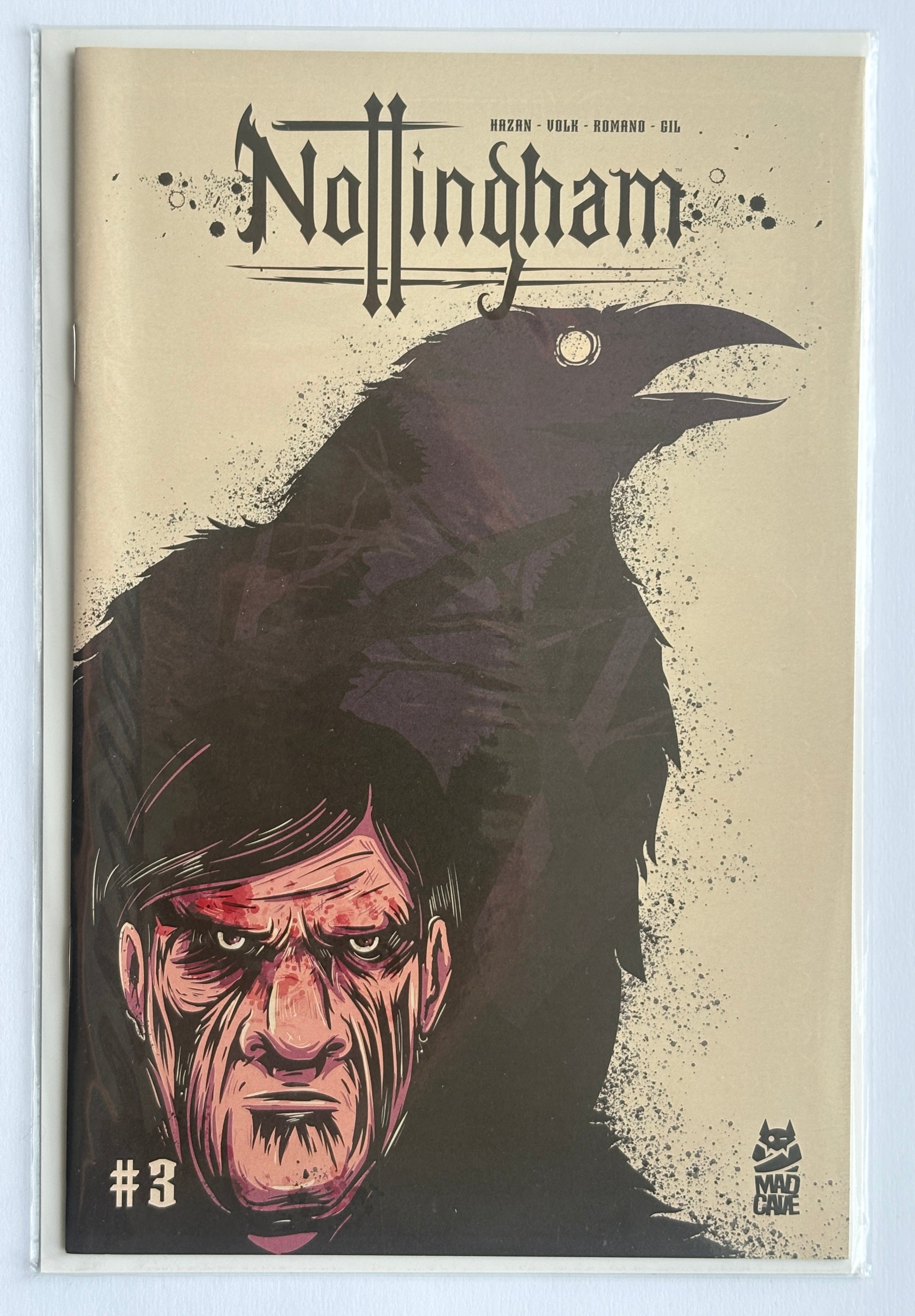 Nottingham #3 - 2nd Printing Mad Cave Studios 2021 NM 9.4