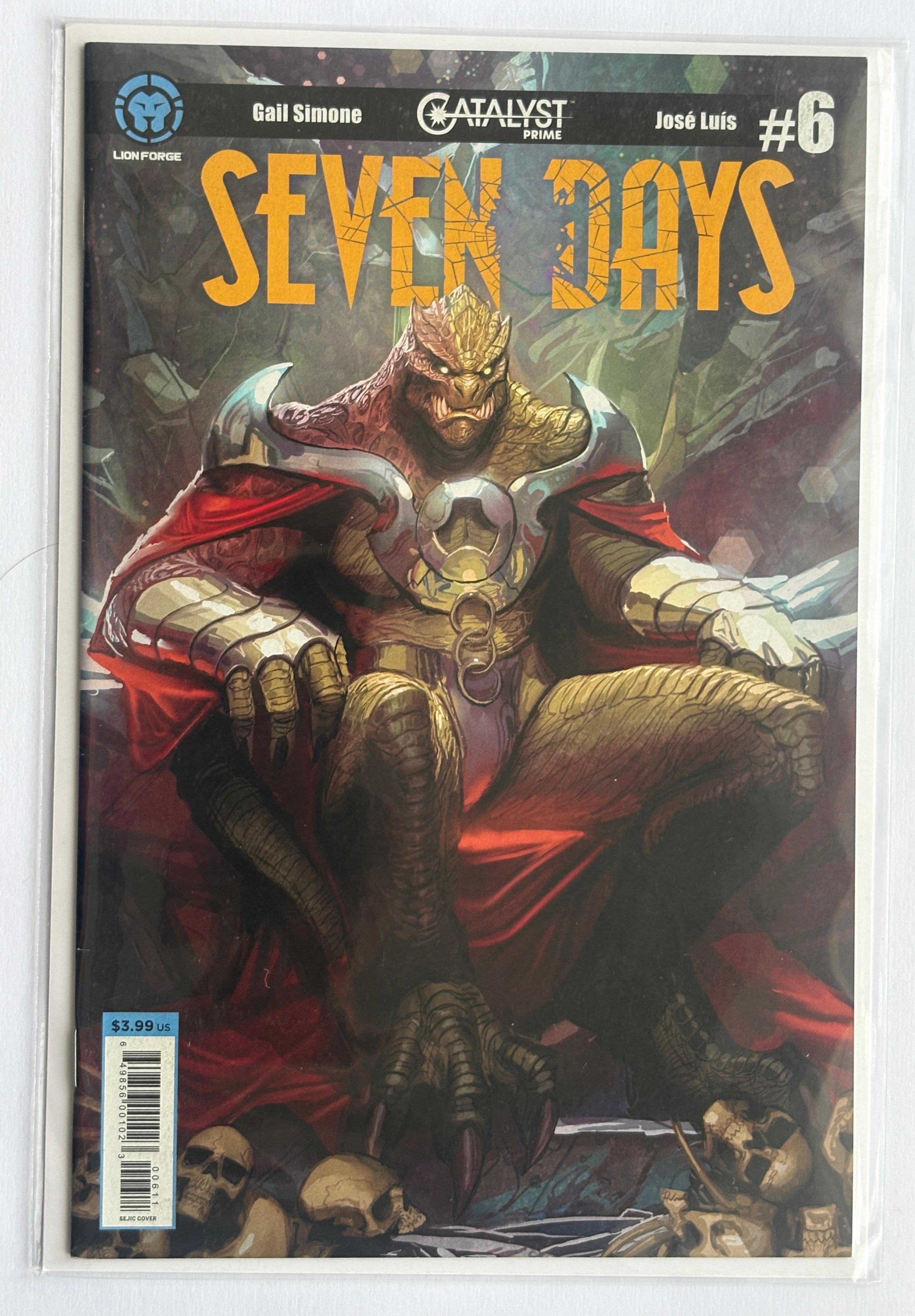 Seven Days #6 - 1st Printing - Lion Forge March 2020 VF 8.0