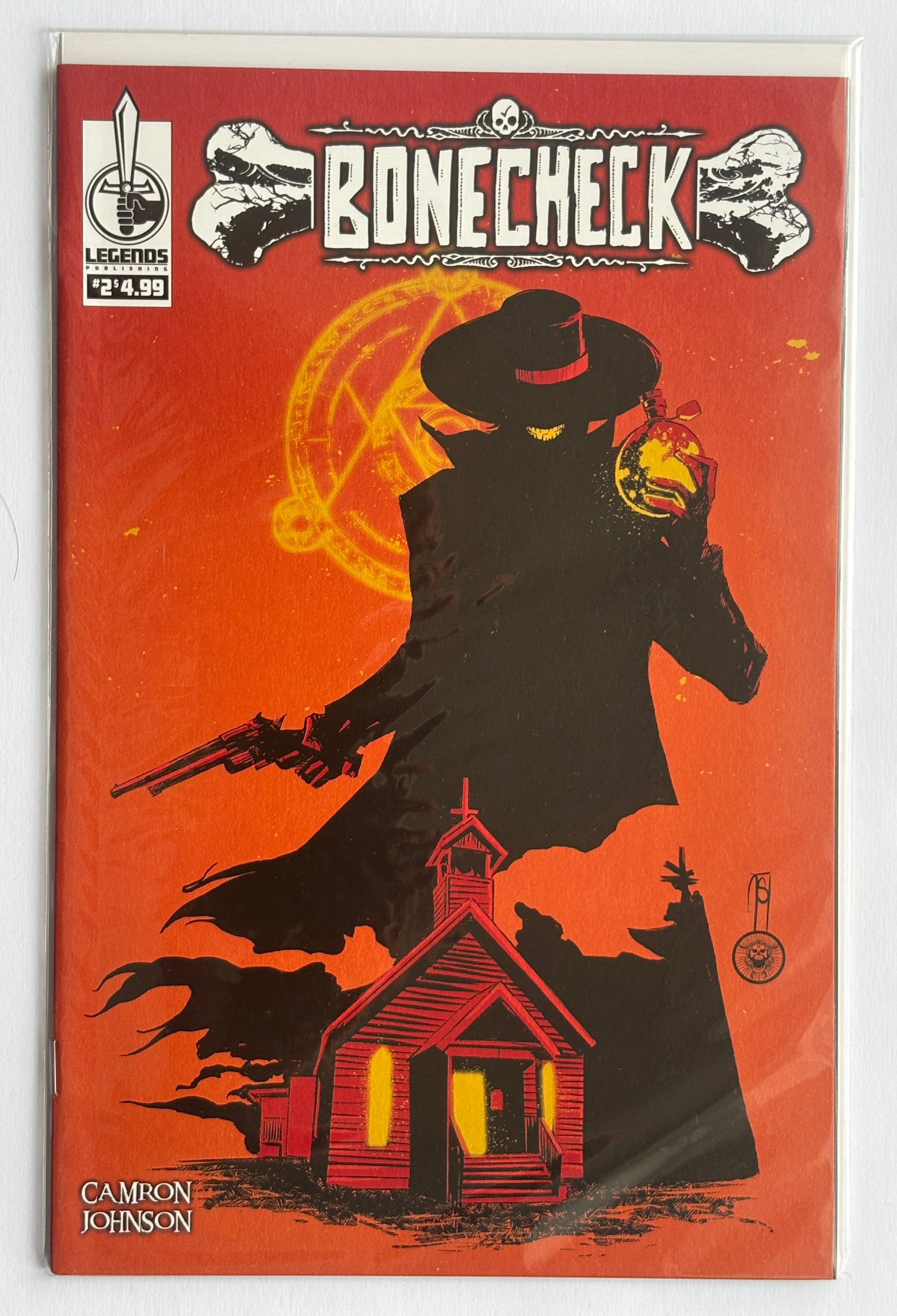 Bonecheck #2 - 1st Printing Cover B Legends Publishing January 2023 NM- 9.2