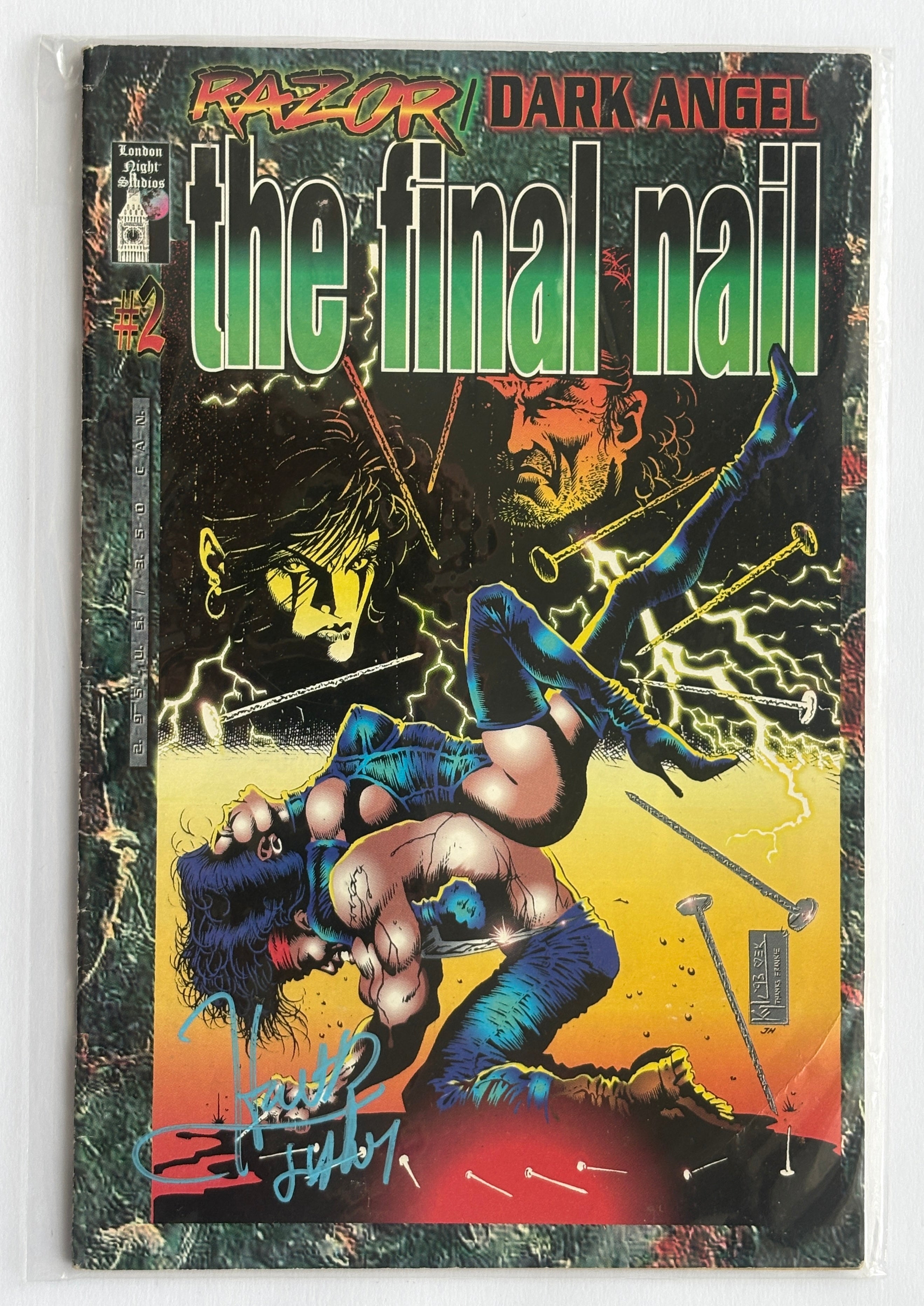 Razor / Dark Angel: The Final Nail #2 - 2nd Printing - London Night 1994 FN- 5.5