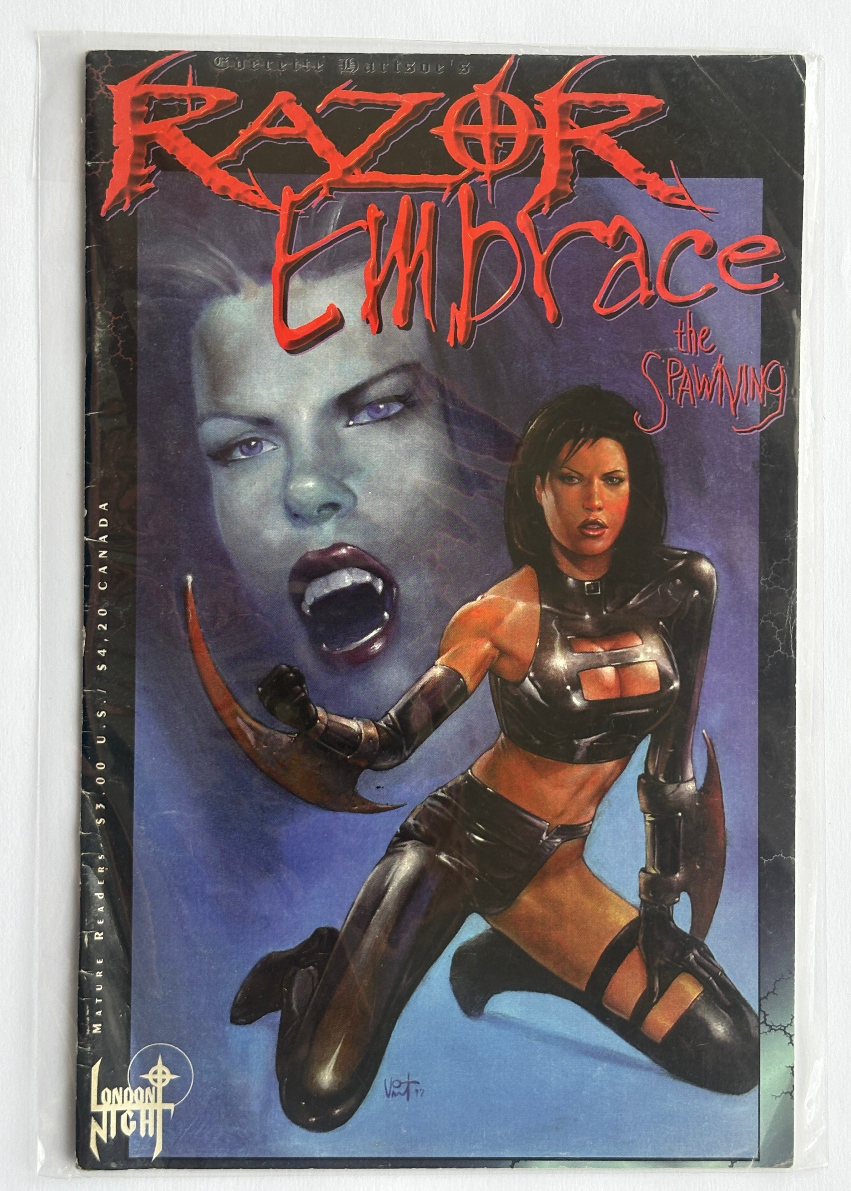 Razor Embrace the Spawning #1 - 1st Printing London Night December 1997 FN- 5.5