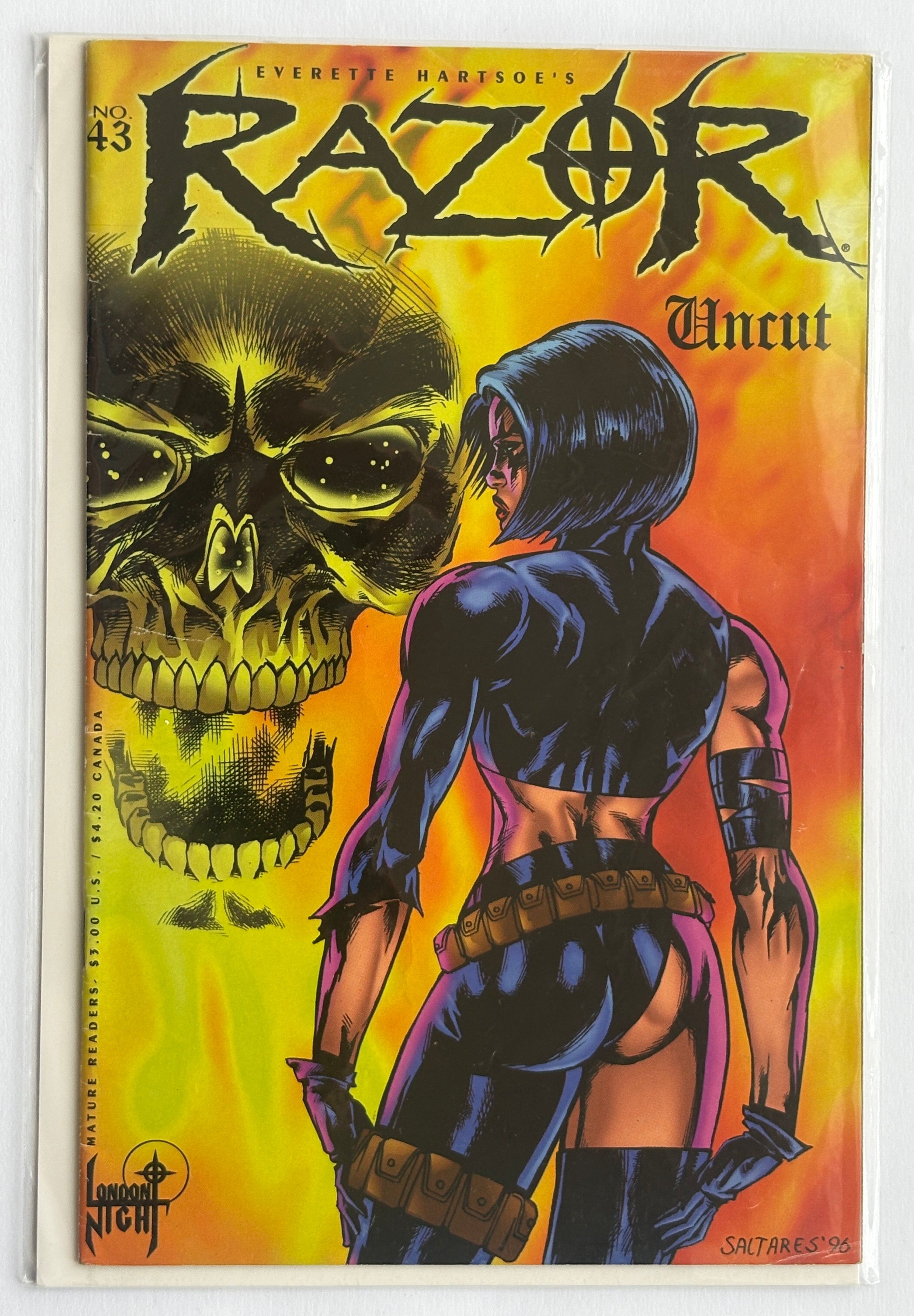 Razor Uncut #43 - 1st Printing - London Night December 1997 FN- 5.5