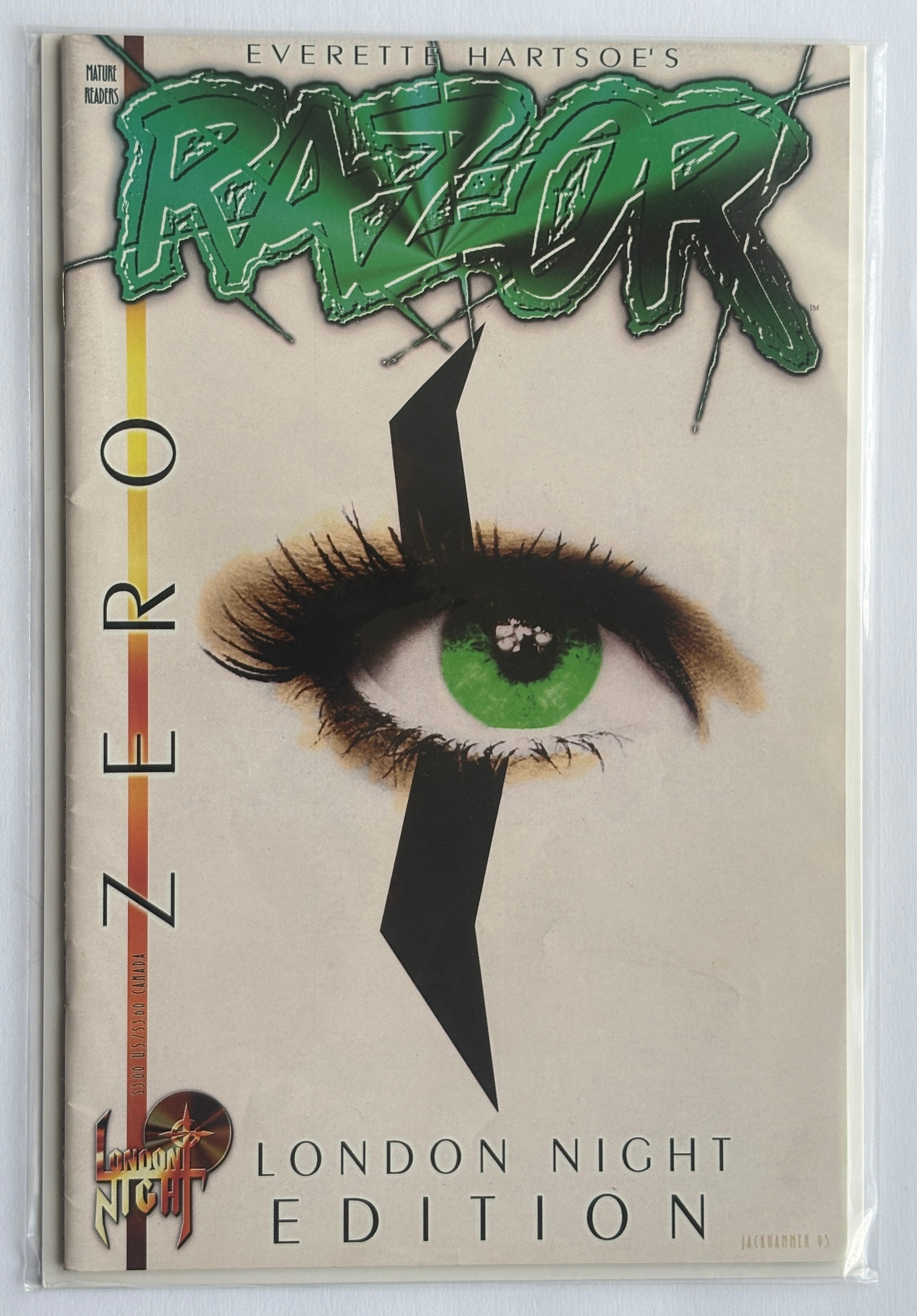 Razor: Zero London Night Edition - London Night April 1995 VG/FN 5.0