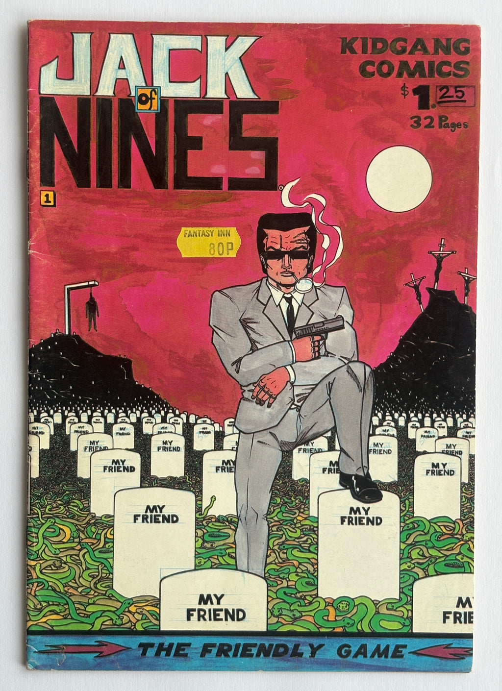 Jack of Nines #1 - Kidgang Comics 1989 VF+ 8.5 VG/FN 5.0