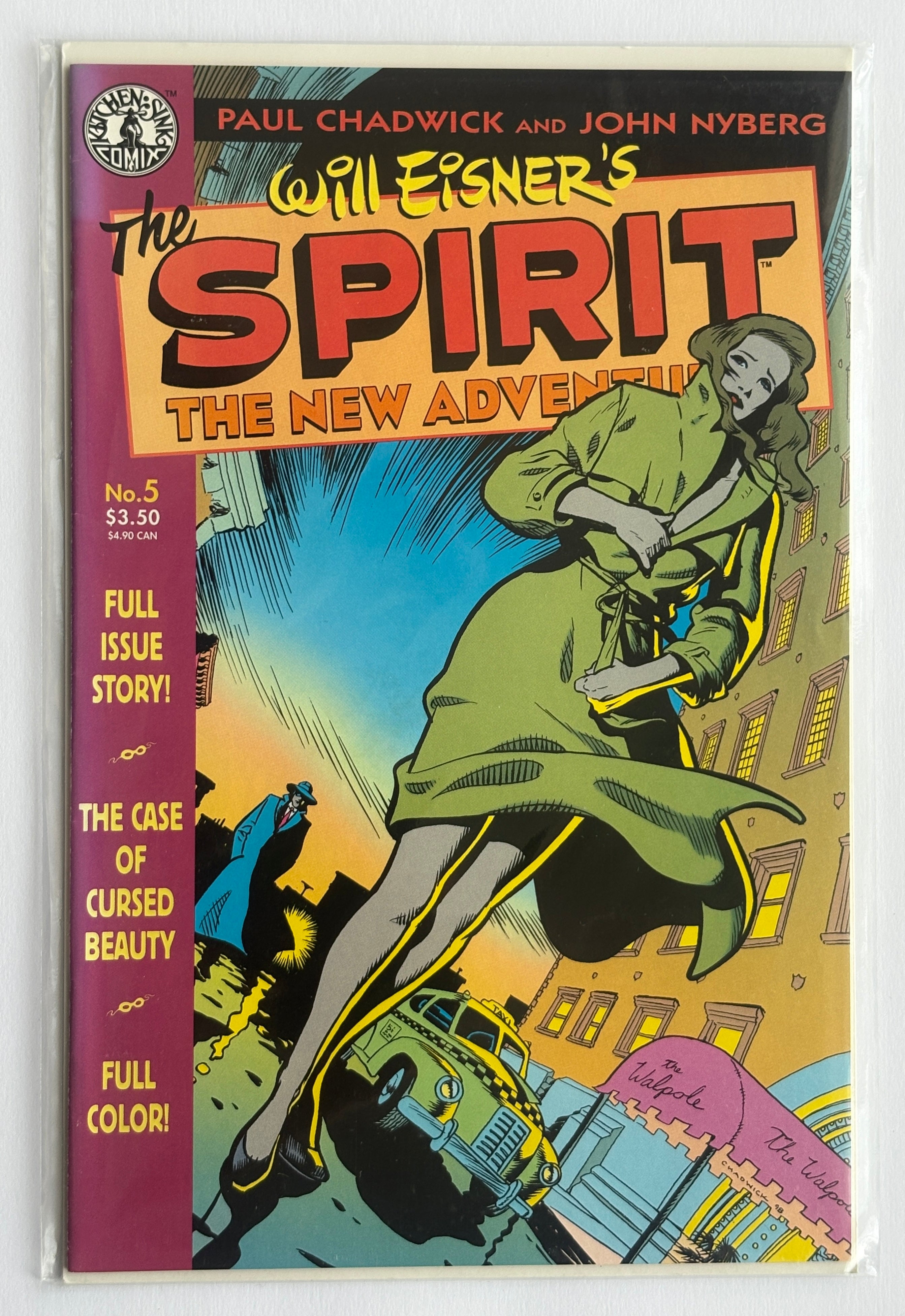 The Spirit The New Adventures #5 1st Print Kitchen Sink Comix July 1998 VF- 7.5
