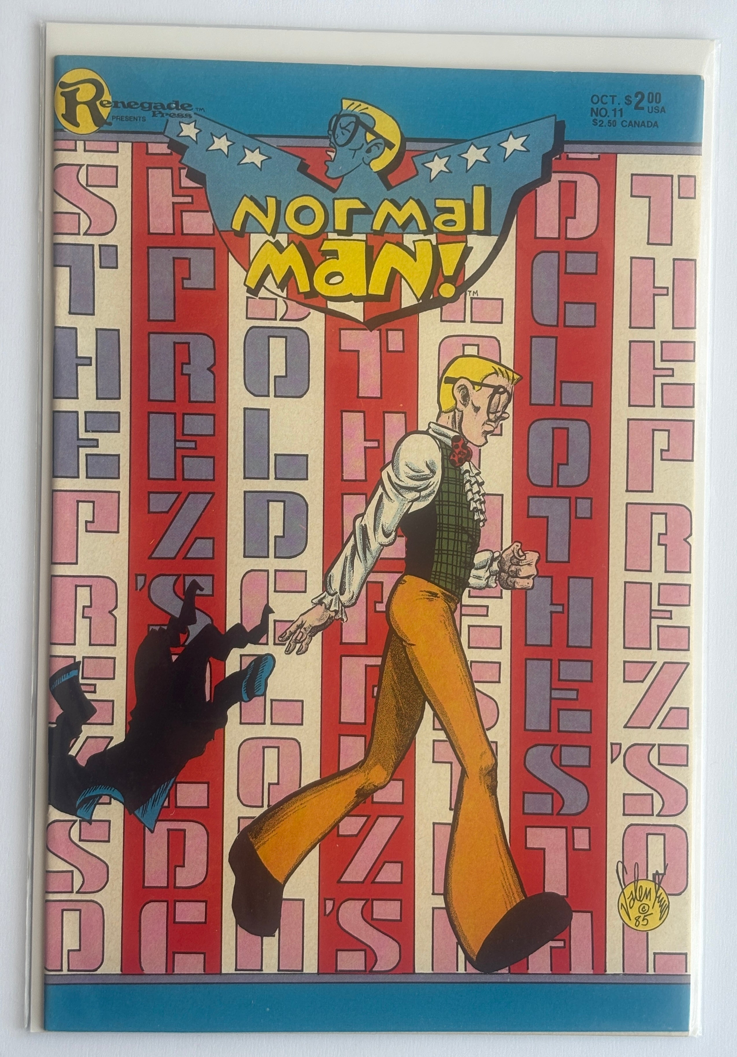 Normalman #11 - Renegade Press October 1985 VF 8.0