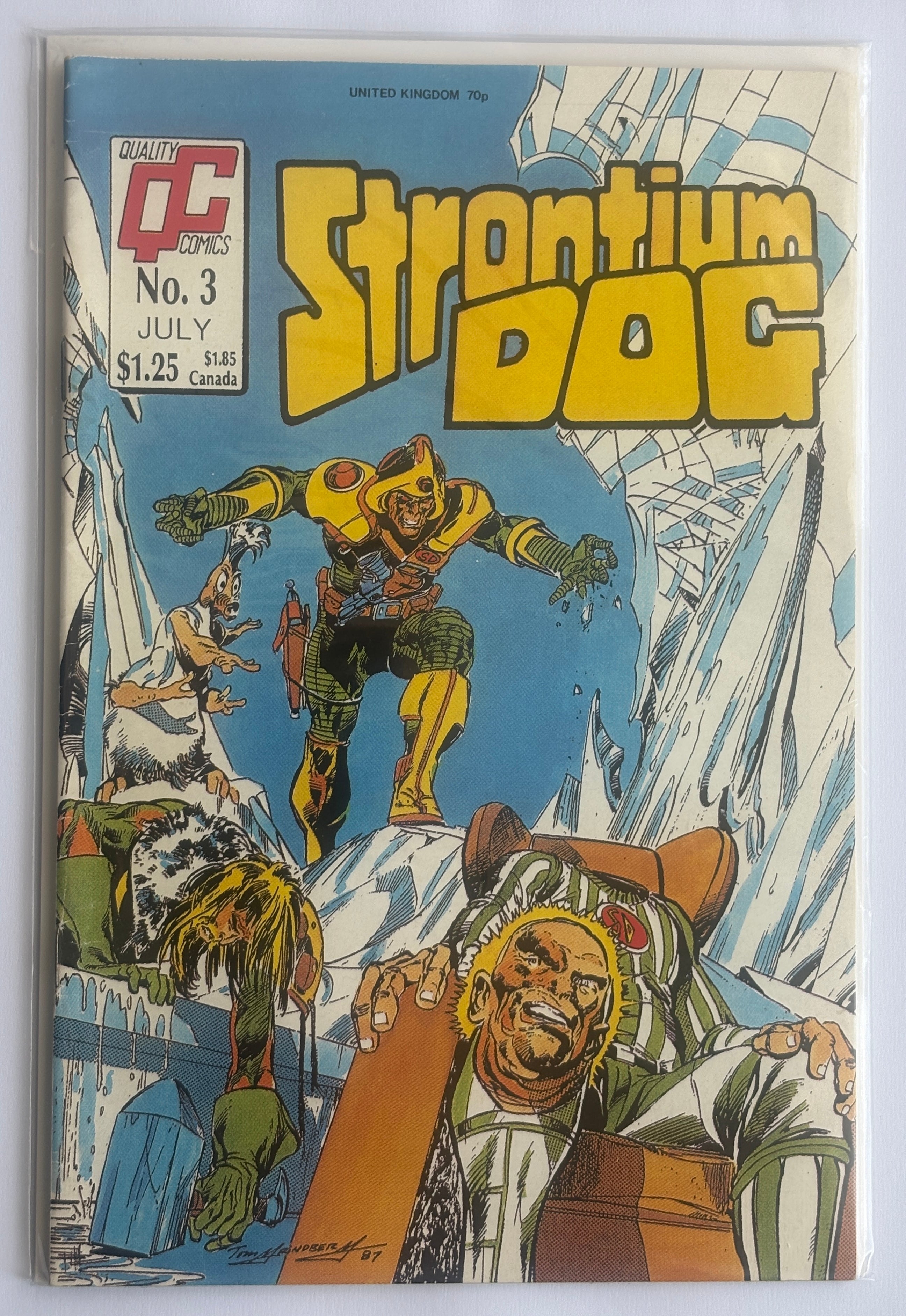 Strontium Dog #3 - QC Comics July 1987 FN+ 6.5