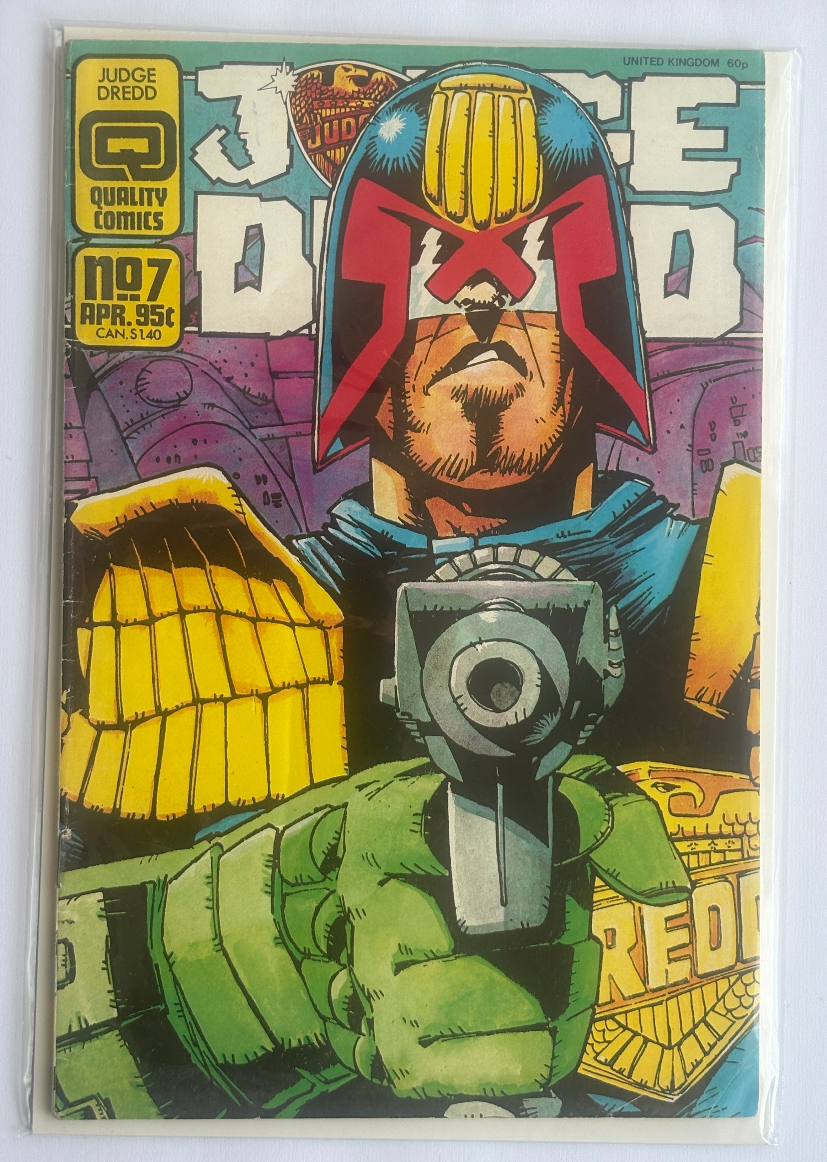 Judge Dredd #7 - Quality Comics April 1987 FN 6.0
