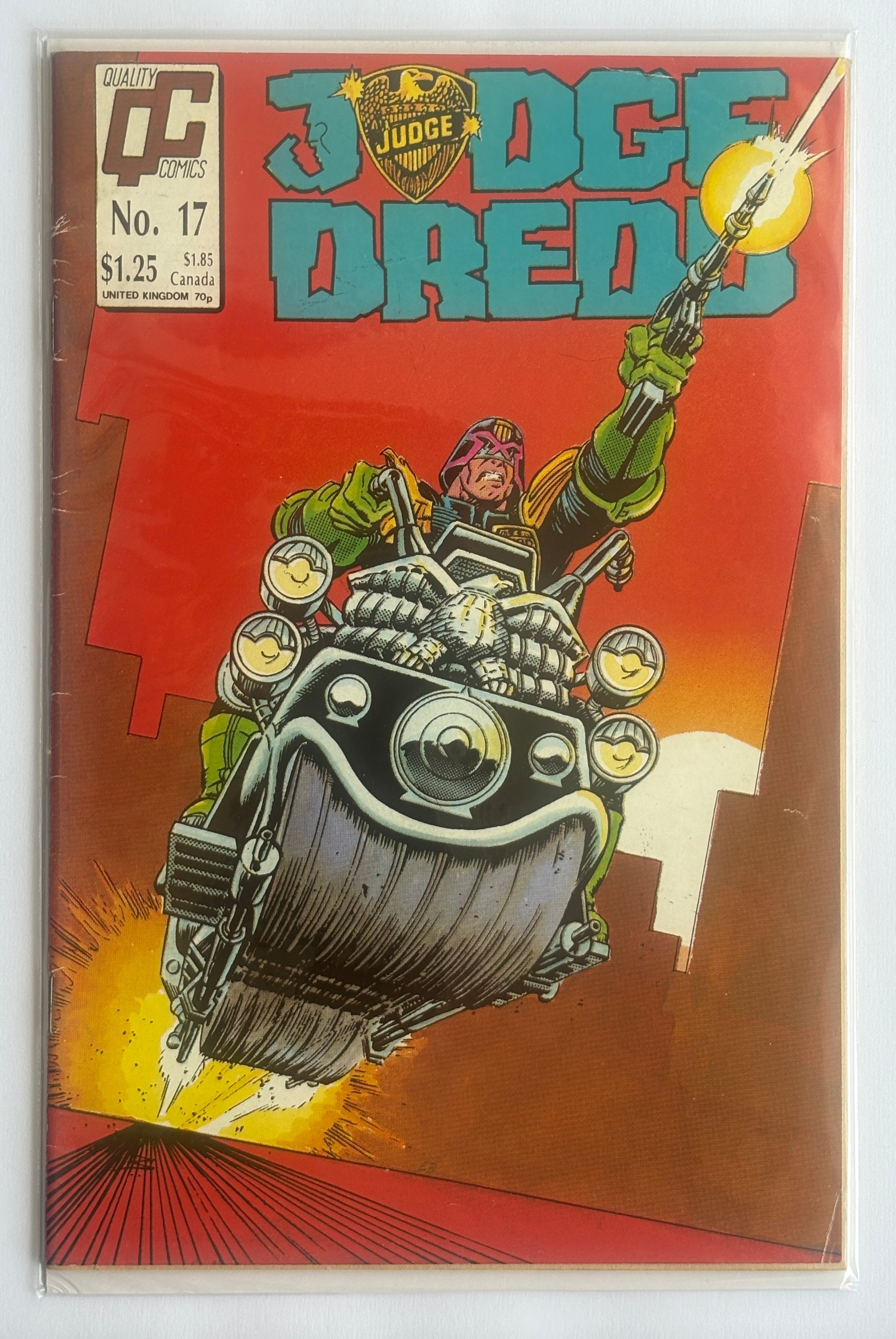 Judge Dredd #17 - Quality Comics February 1988 FN- 5.5